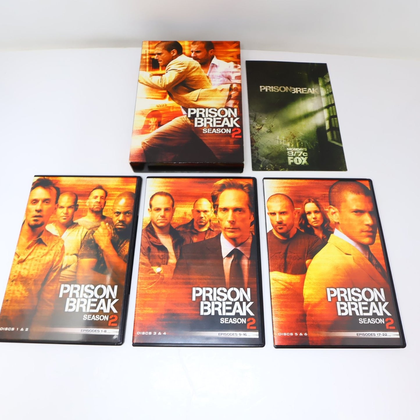 Prison Break Season 1-2 DVD Lot NTSC Region 1 Dominic Purcell/Wentworth Miller