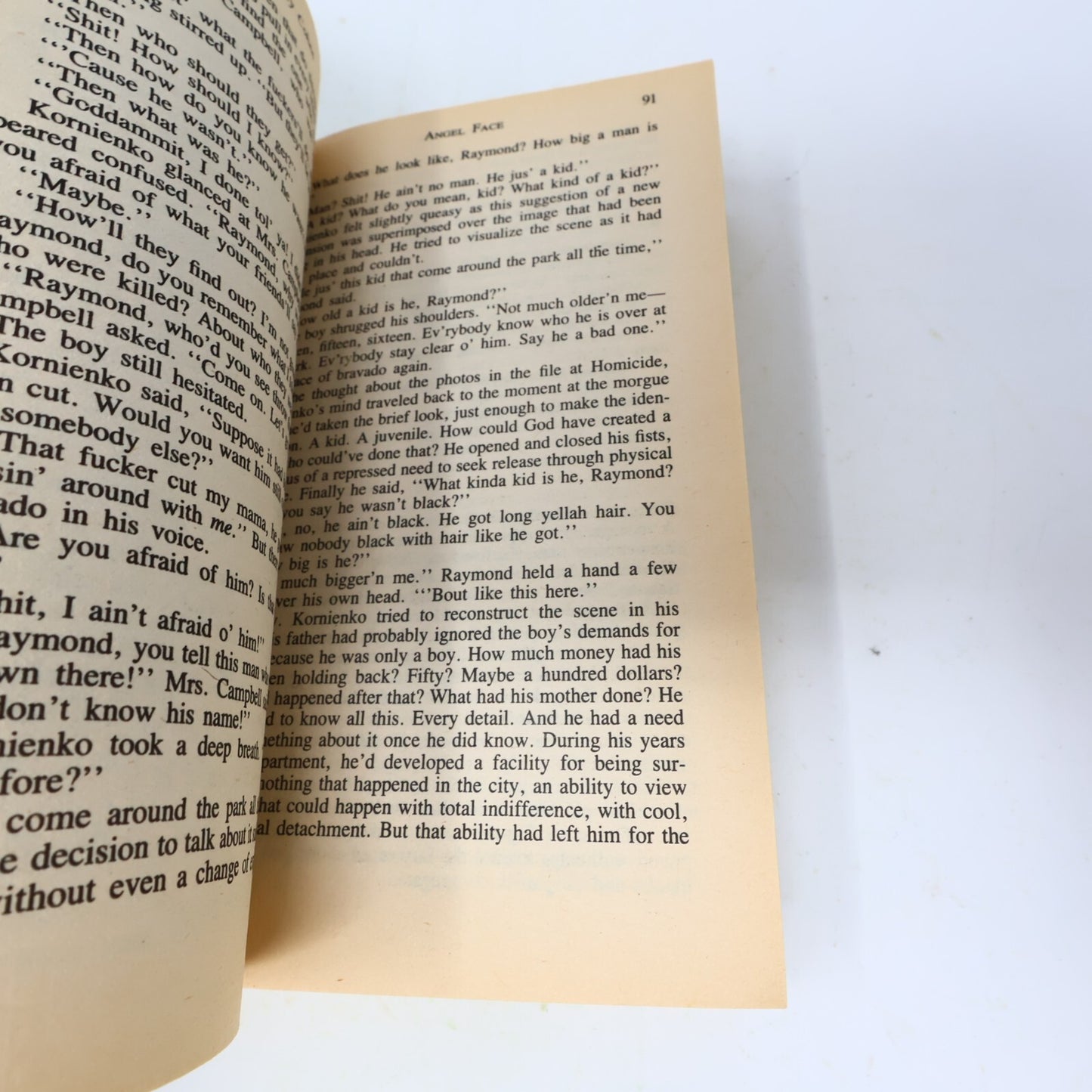 1983 Angel Face Stanley Cohen Charter Mystery Thriller Crime Paperback Book 80s