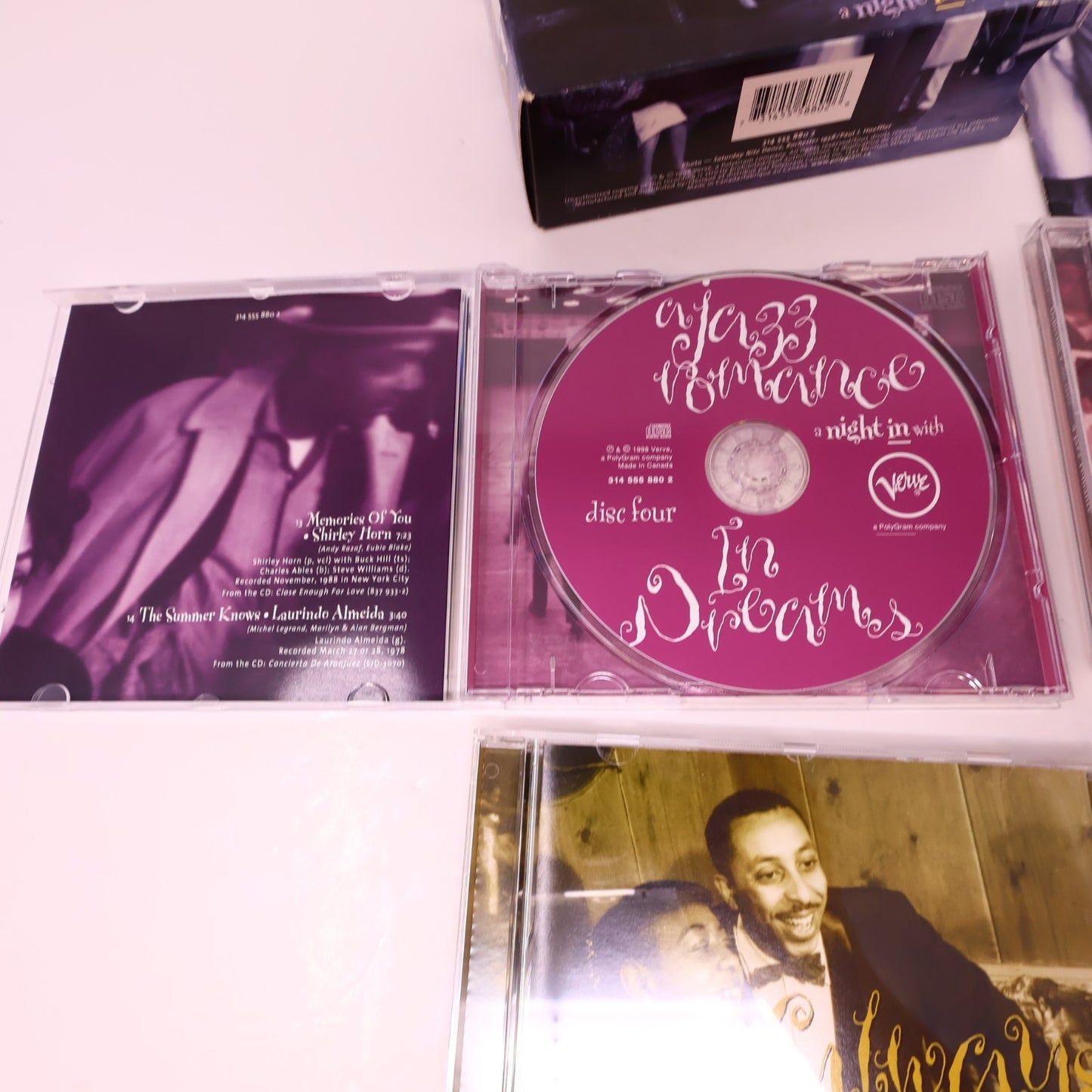 A Jazz Romance a Night With Verve CD Milt Jackson/Lester Young/Shirley Horn 1998