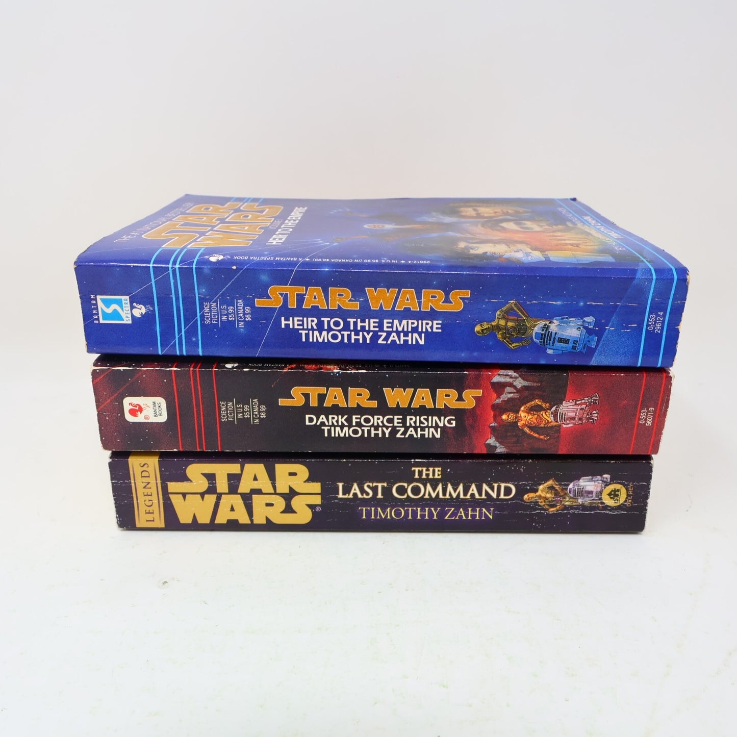 The Thrawn Trilogy #1-3 Star Wars Lot 3 Books Timothy Zahn Complete Set 90s PB