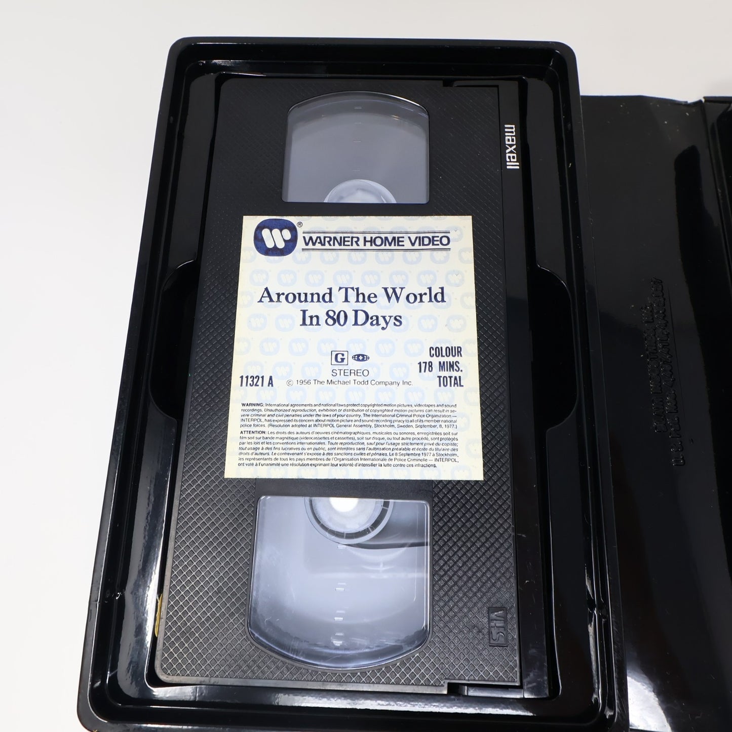 Around the World in 80 Days VHS NTSC Movie Michael Todd David Niven Clam Shell