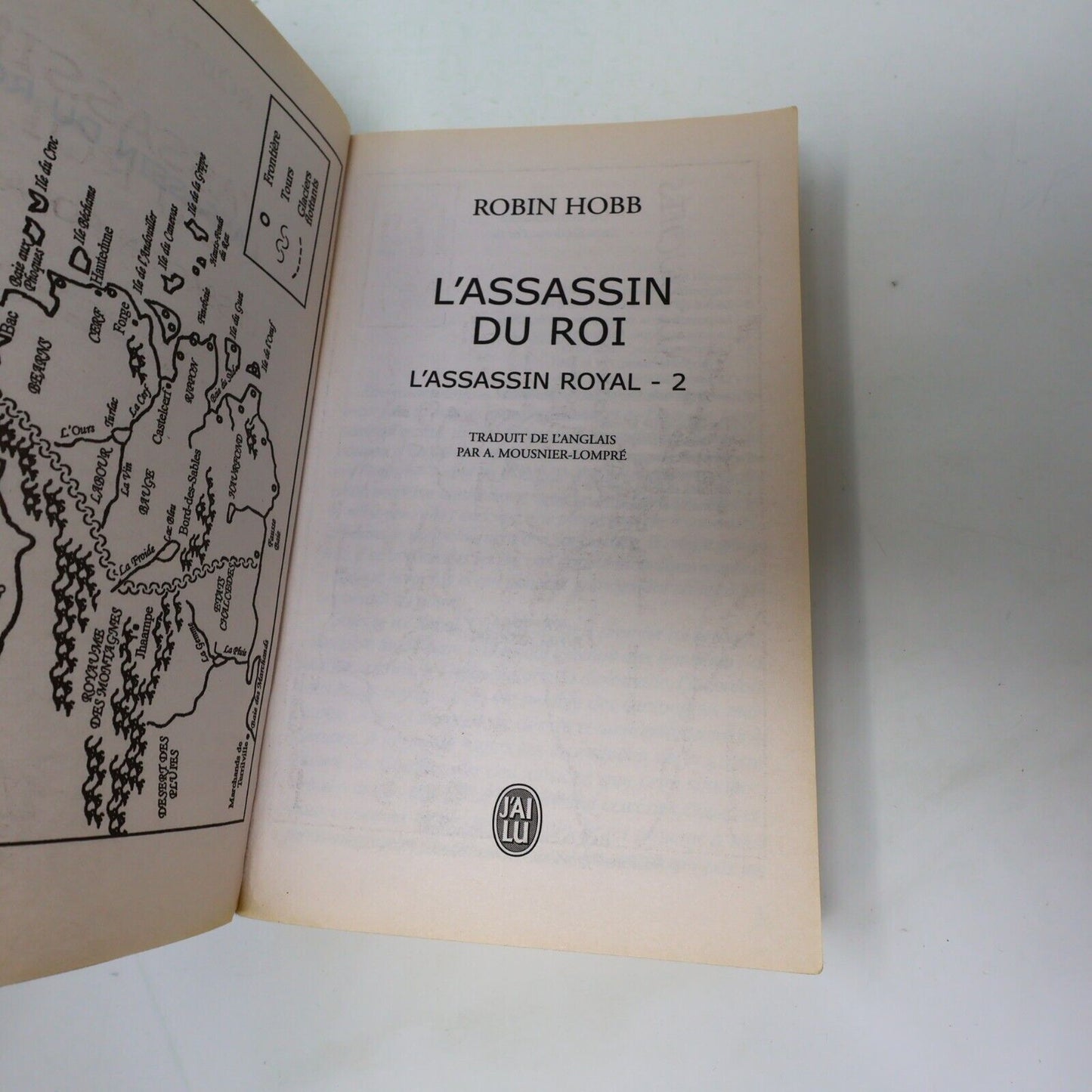 Lot 2 Livres L'Assassin Royal #1-2 Robin Hobb Fantasy Fantastique Français PB