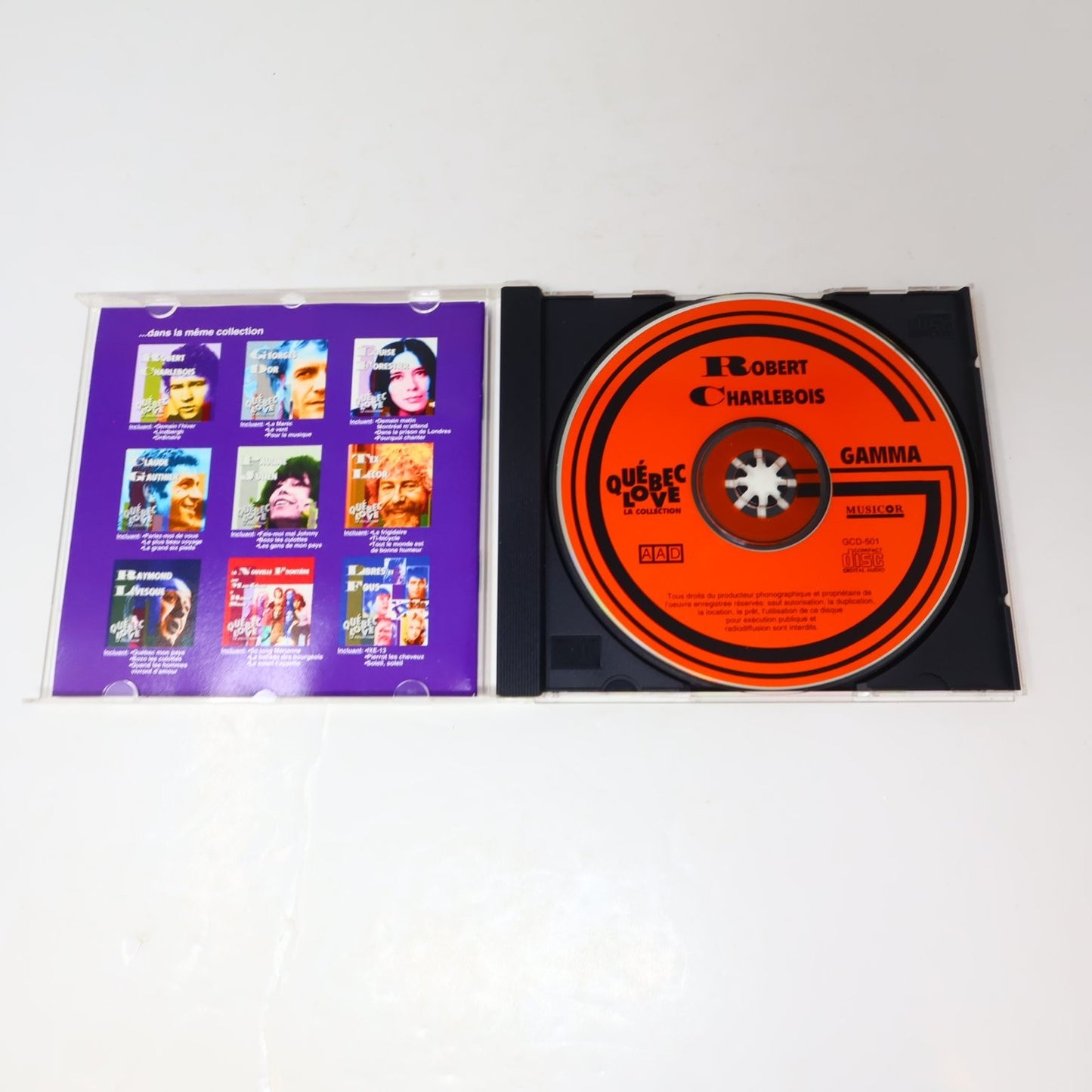 Robert Charlebois Lot 3 CD Immensément/Québec Love La Collection/Tout est Bien