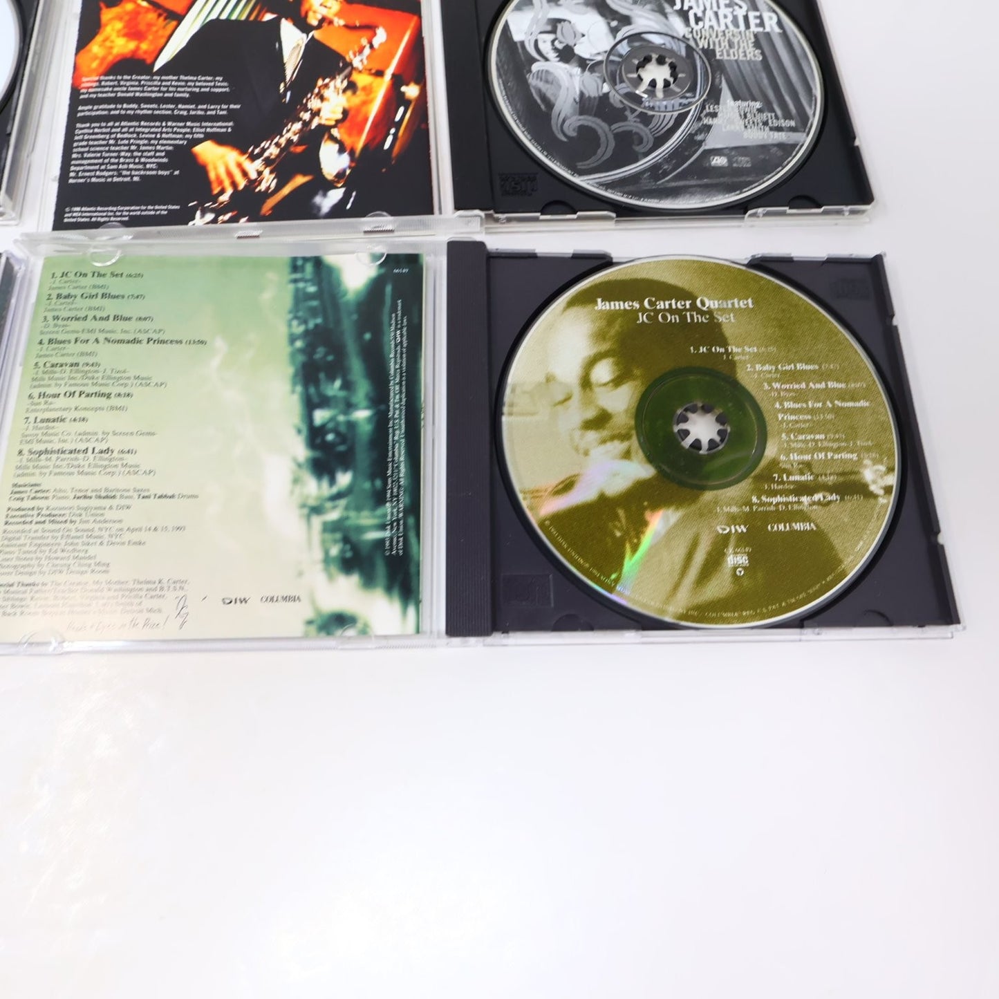 James Carter 5 CD Lot Conversin' With The Elders/in Carterian Fashion Jazz