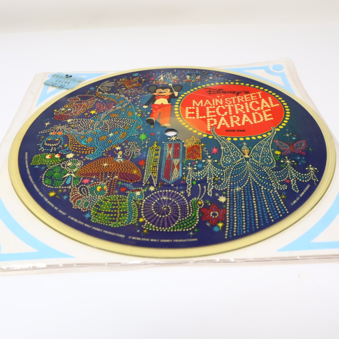 Disney's Main Street Electrical Parade 7" Music Record 1977 Disneyland Tested