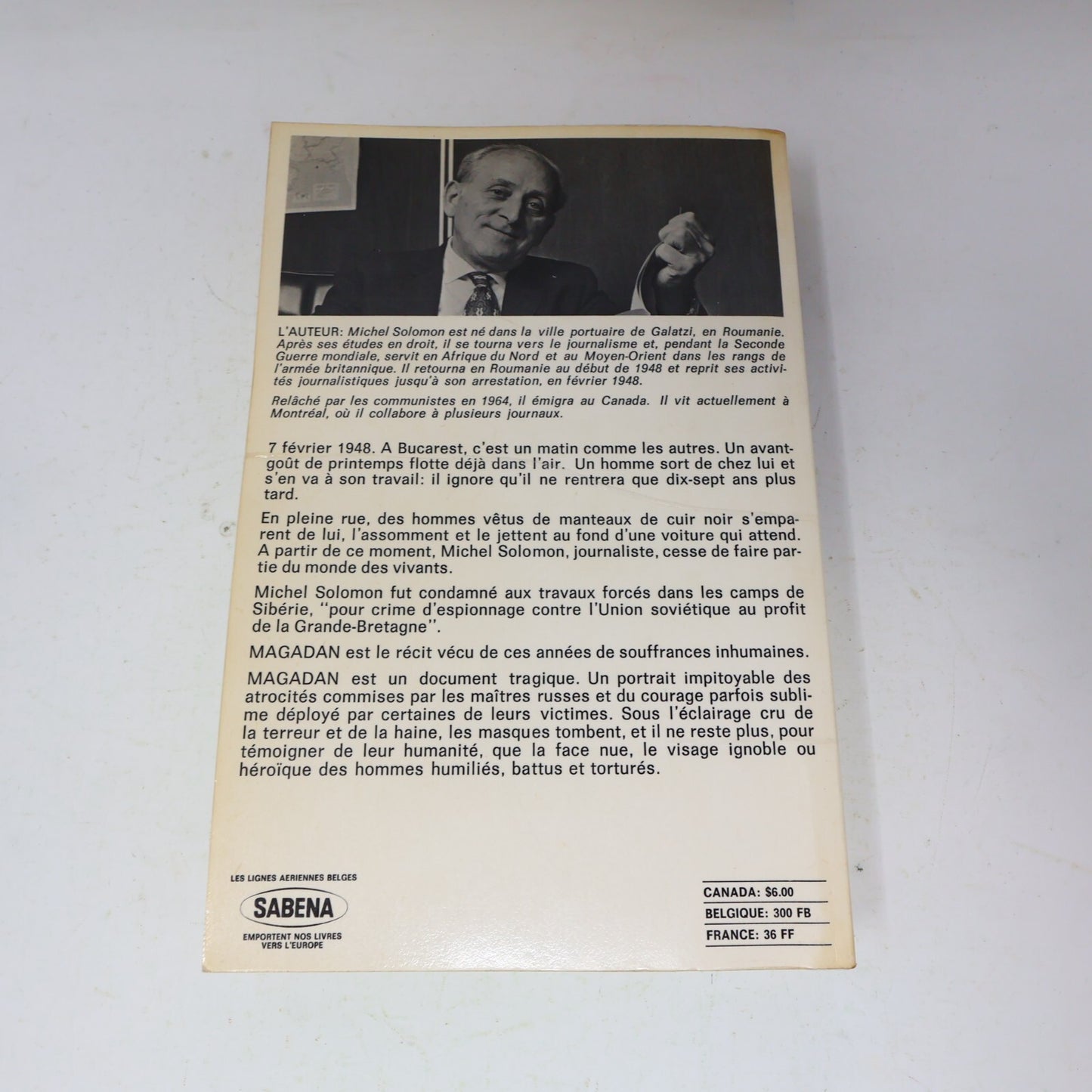 1973 Magadan l'Enfer de la Sibérie Michel Solomon De L'homme Biographie Histoire