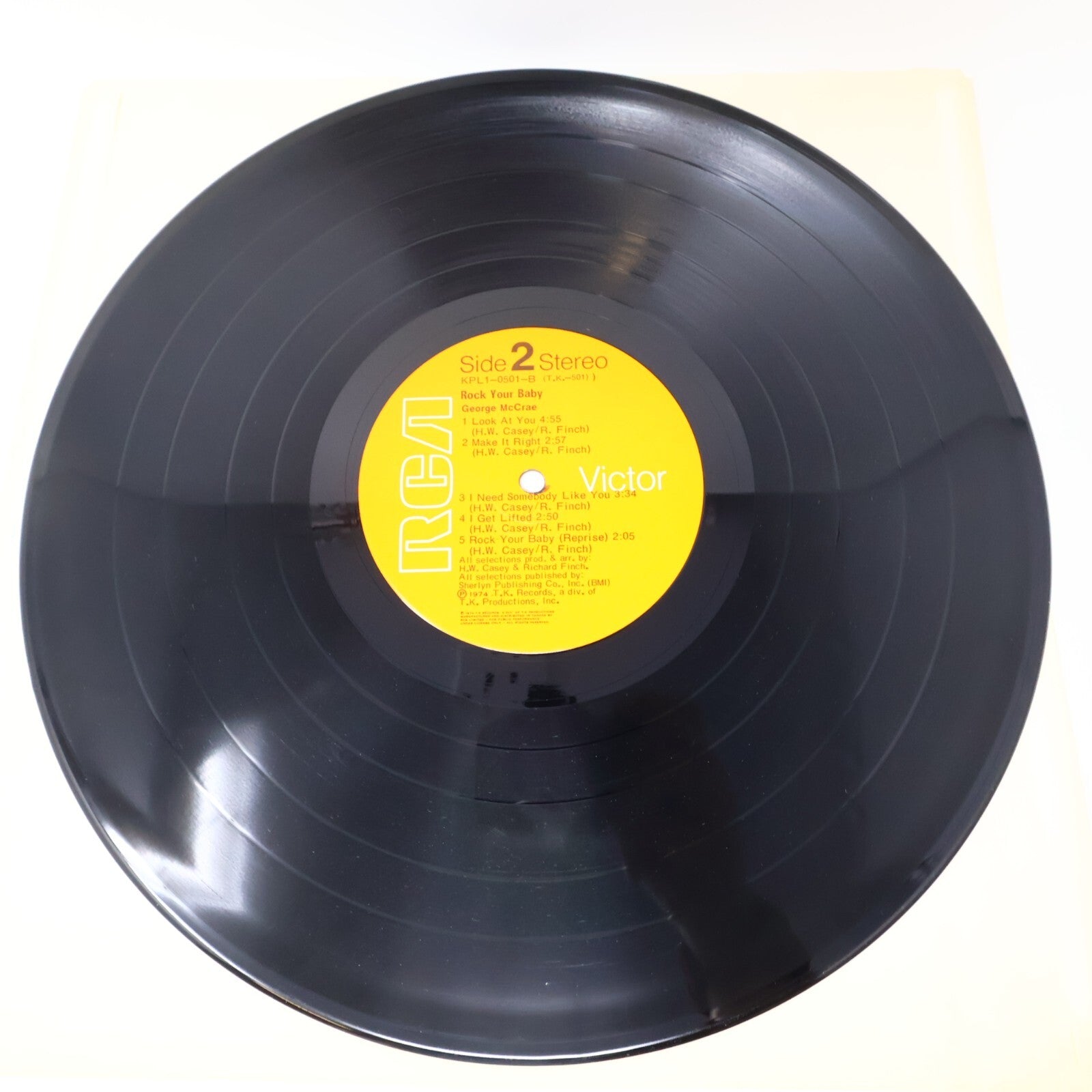 George McCrae Rock Your Baby LP Record Vinyl KPL1 0501 Canada RCA Funk Soul 1974