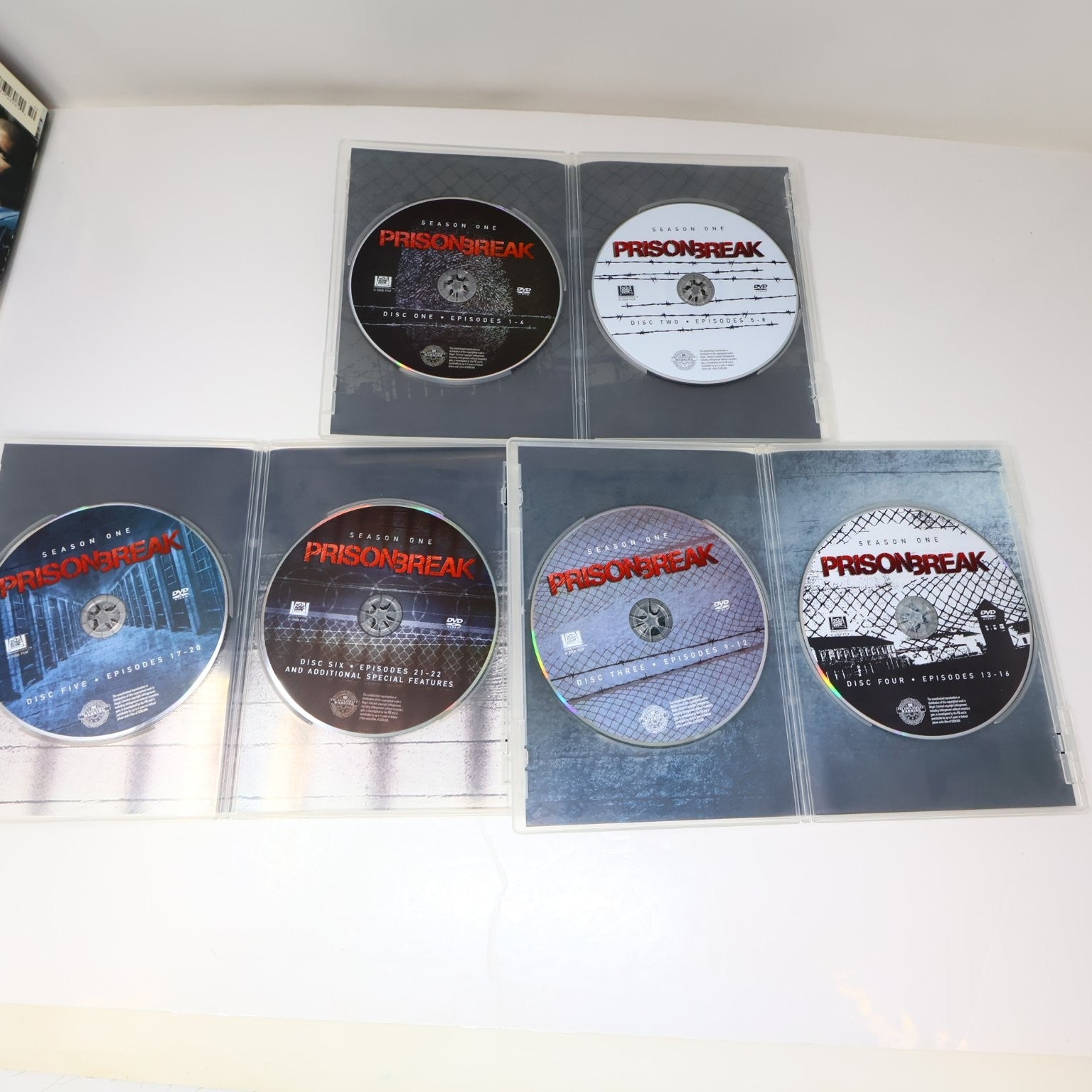 Prison Break Season 1 & 2 DVD Lot 2005-2007 Sets Wentworth Miller Region 1 NTSC