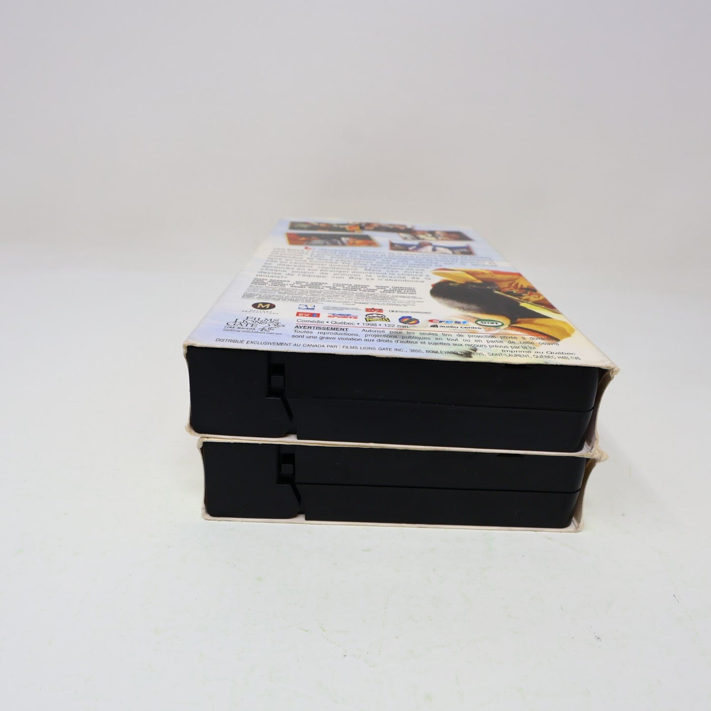 Les Boys 1 & 2 Lot VHS NTSC Testés Français Québec Comédie Hockey Rémy Girard