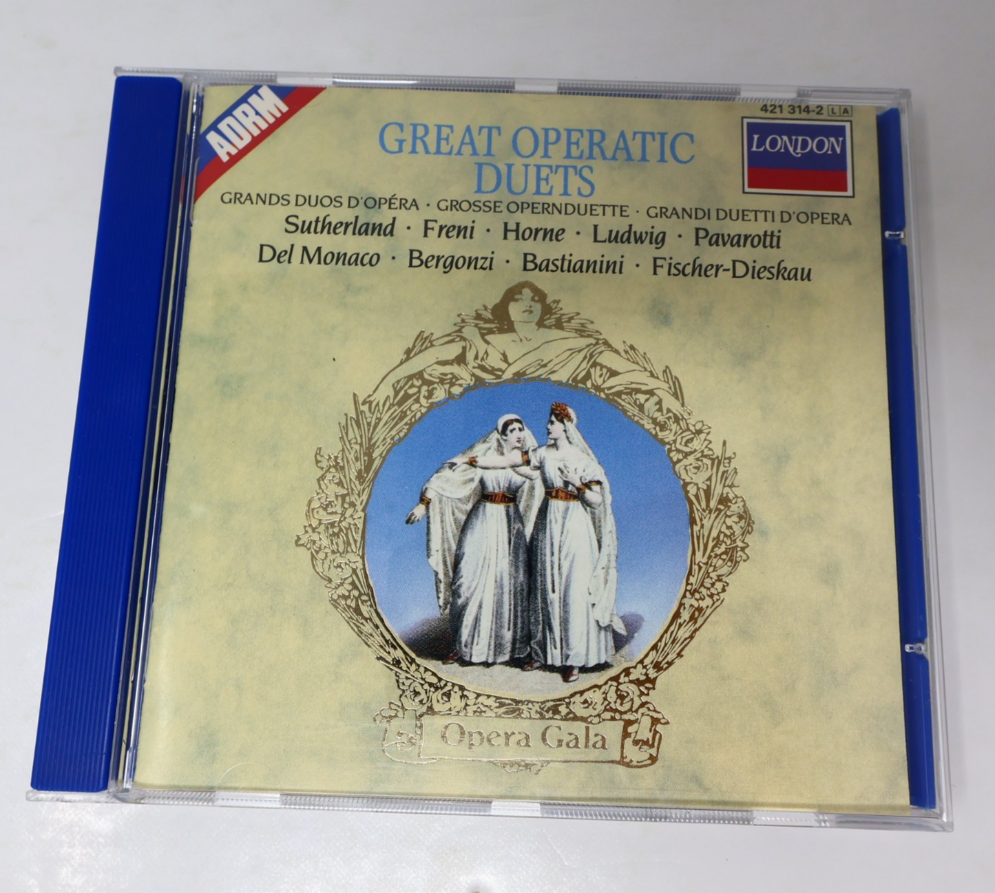 Great Operatic Duets CD Opera Gala London Sutherland/Tebaldi/Horne/Pavarotti