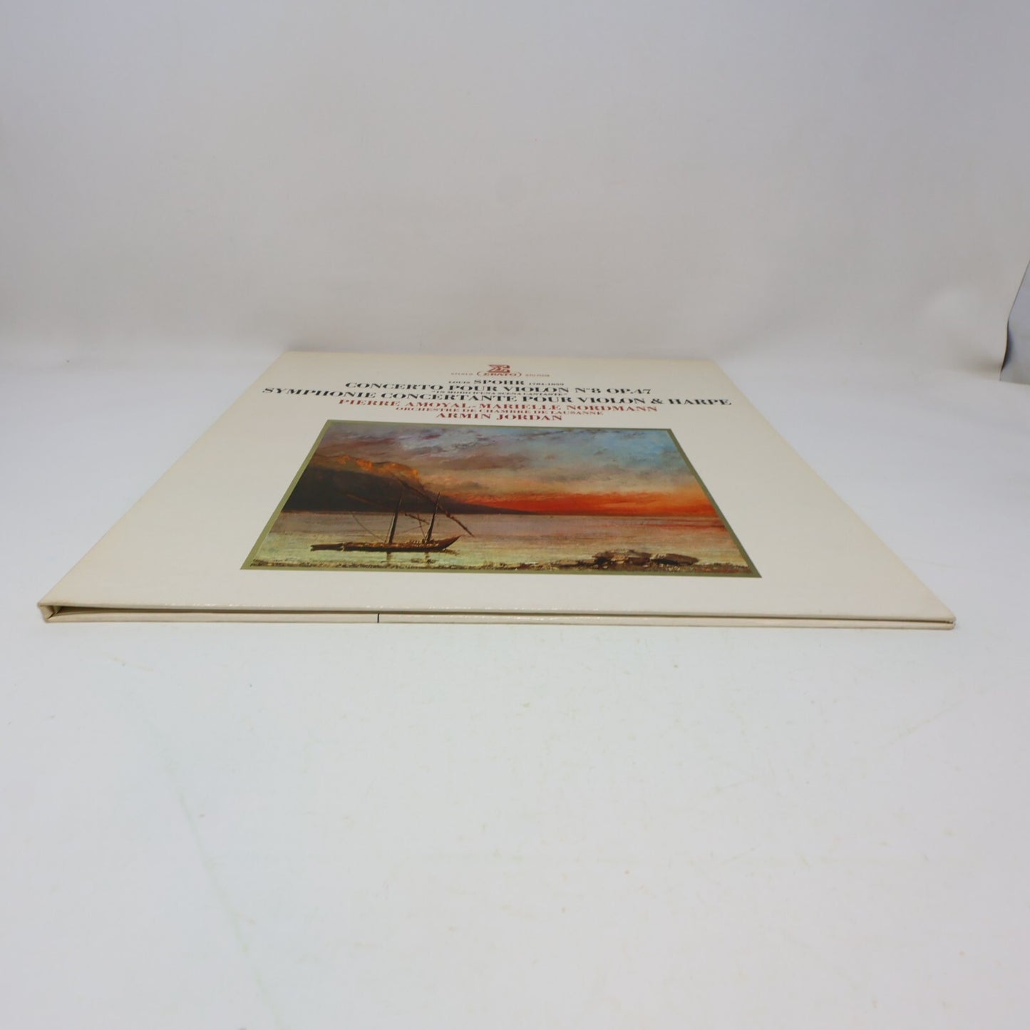Spohr Pierre Amoyal Marielle Nordmann Concerto Violon Harpe #8 Record STU 71318