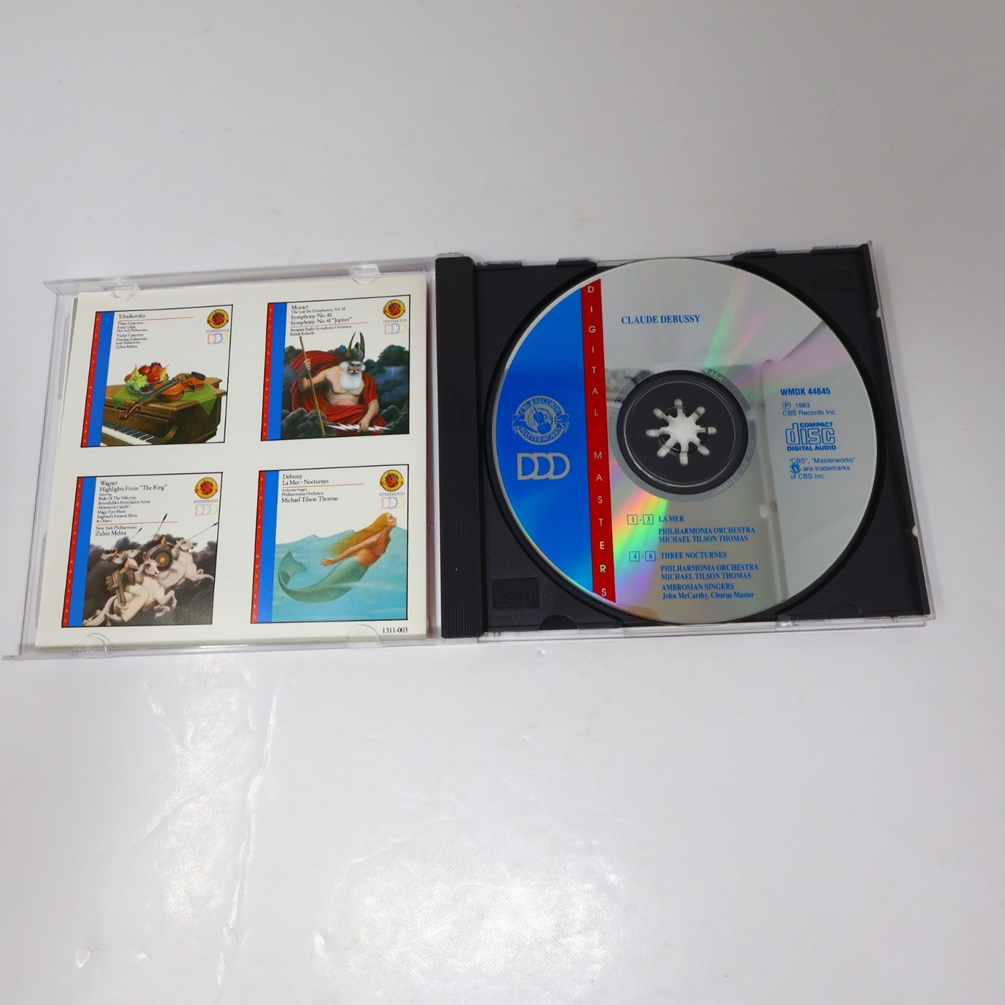 Debussy 4 CD Lot Piano Music/Piano Trios/La Mer/Nocturnes/Jeux Baudo/Thomas 80s