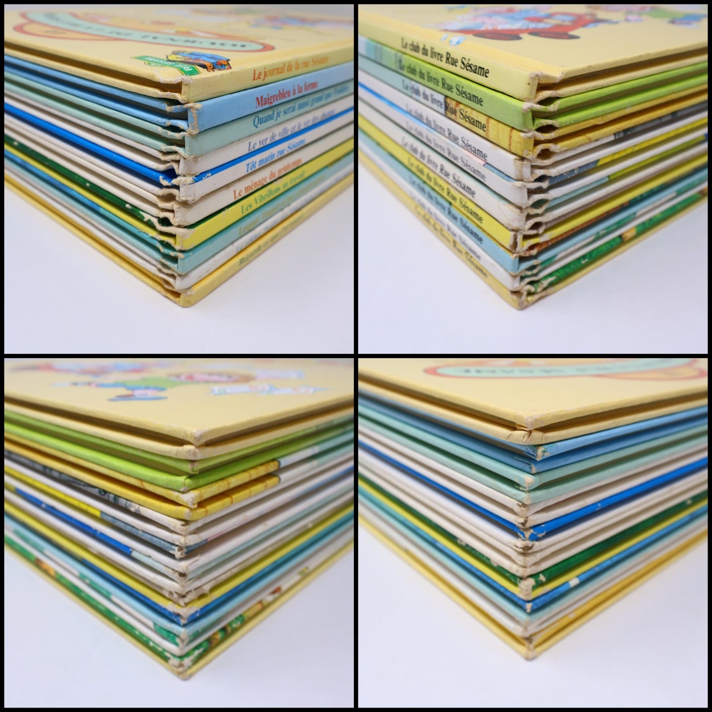 Rue Sesame Street Lot 10 Livres HC Français French Laffont Hardcover BCE Enfants