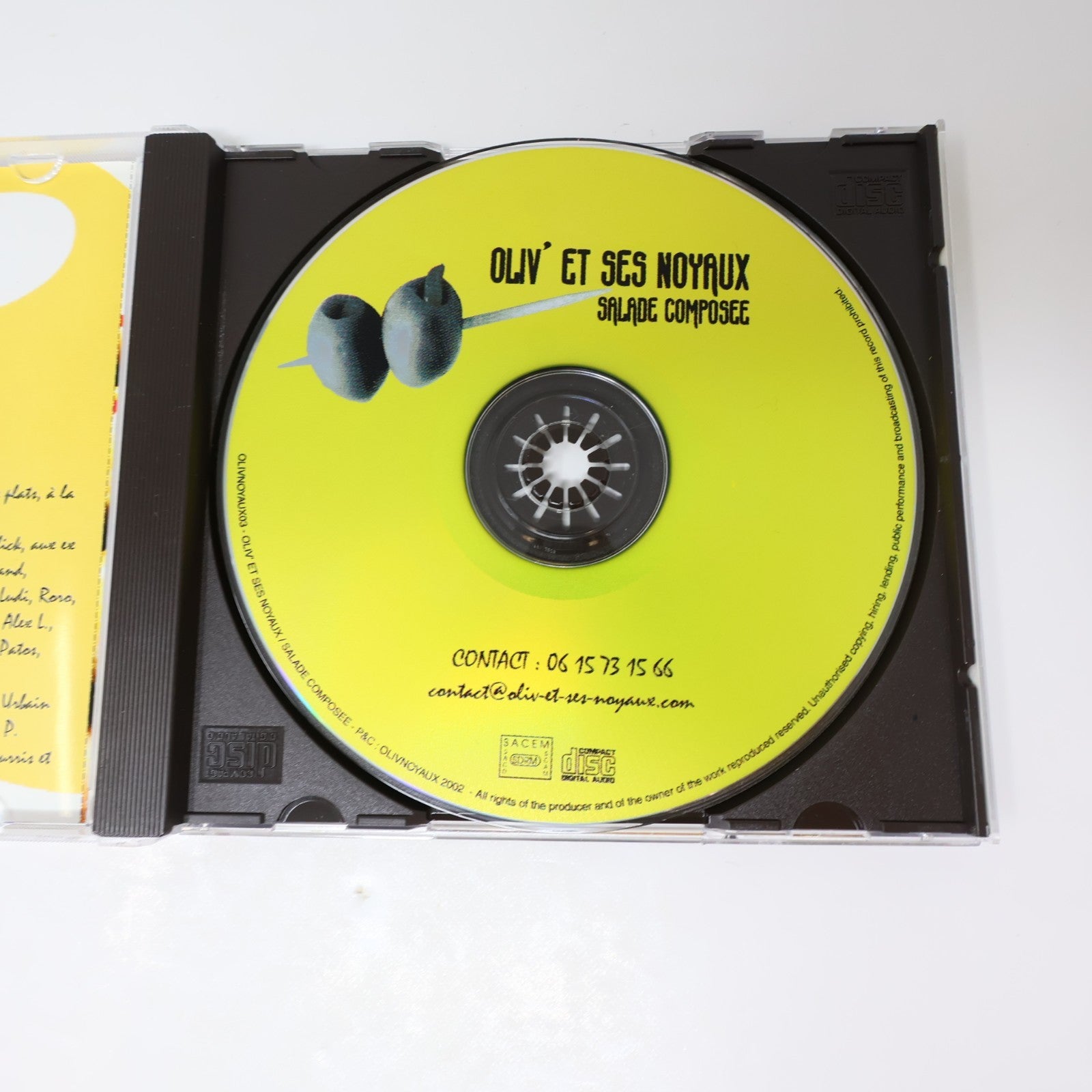 Salade Composée Oliv' et ses Noyaux CD 2004 Français Pop 2000S Music French