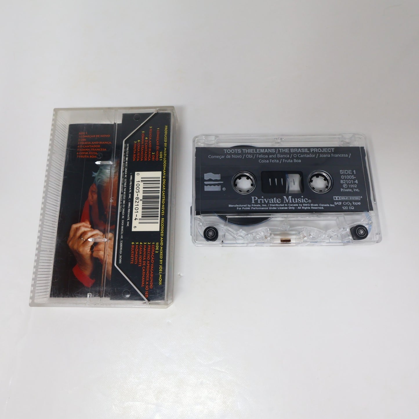 Toots Thielemans 2 Cassettes Lot East Coast West Coast/ The Brasil Project Jazz