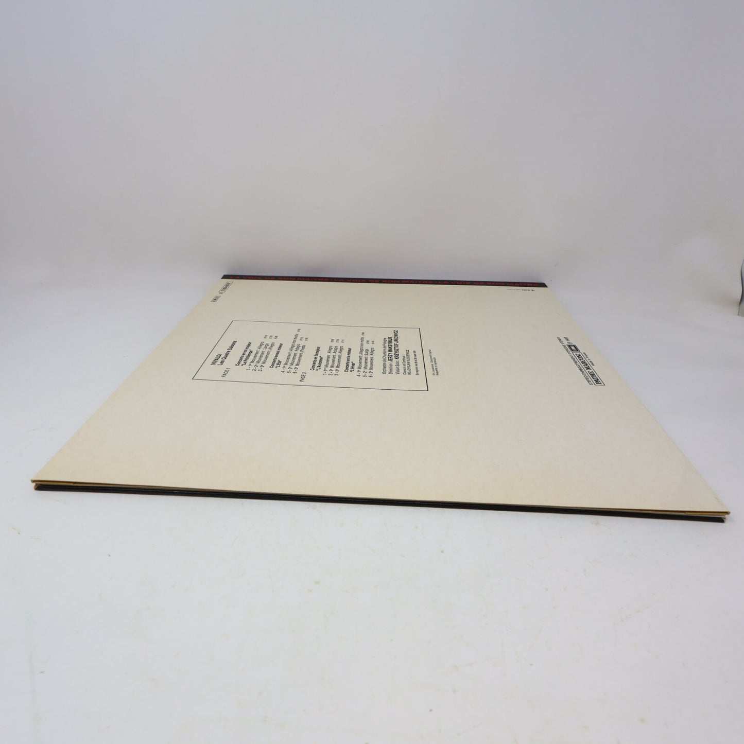 Jerzy Maksymiuk Vivaldi Les Quatre Saisons Orchestre Pologne Record C 059-03707