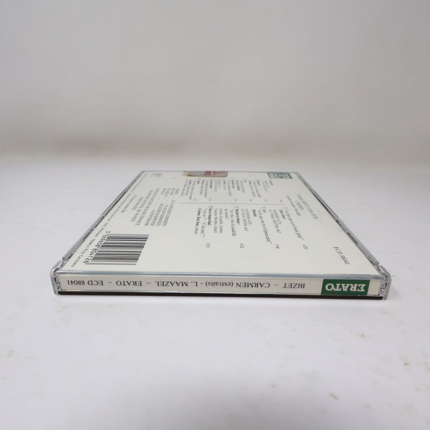 Carmen CD Bizet Lorin Maazel Placido Domingo/Julia Migenes Johnson 80s French
