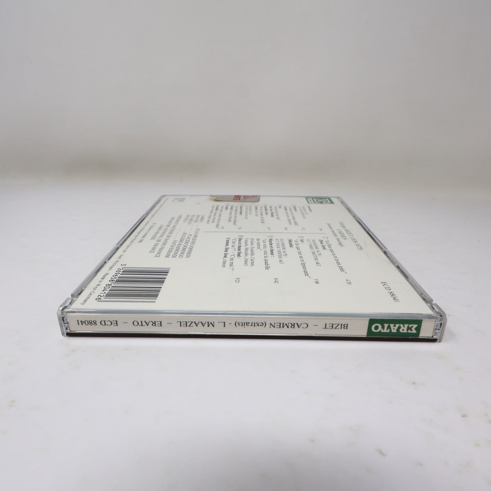 Carmen CD Bizet Lorin Maazel Placido Domingo/Julia Migenes Johnson 80s French