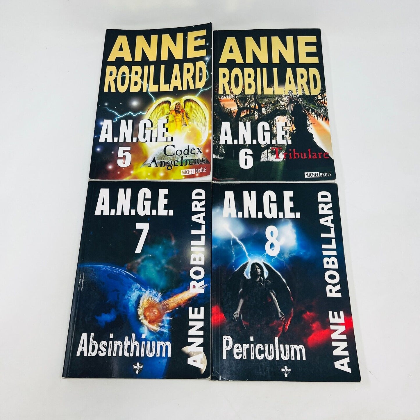 A.N.G.E #1-10 Série Complète Anne Robillard Antichristus Ange Lot de 10 Livres