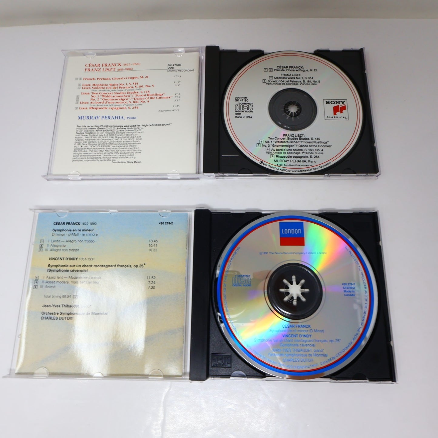 César Franck 5 CD Lot Classical Murray Perahia/Dutoit/Thibaudet/Bingham/Mintz