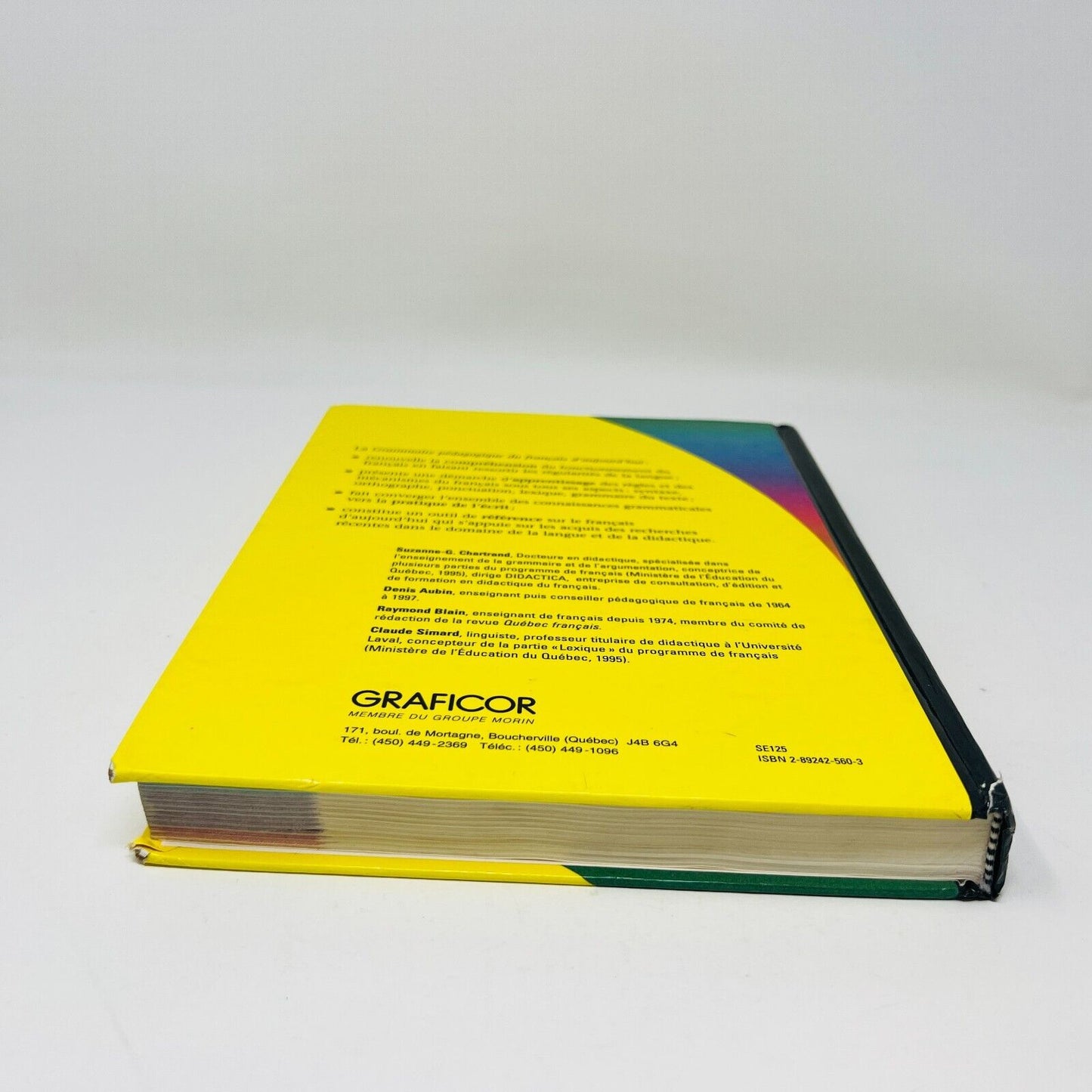 1999 Grammaire Pédagogique du Français d'Aujourd'hui Graficor Langue Référence