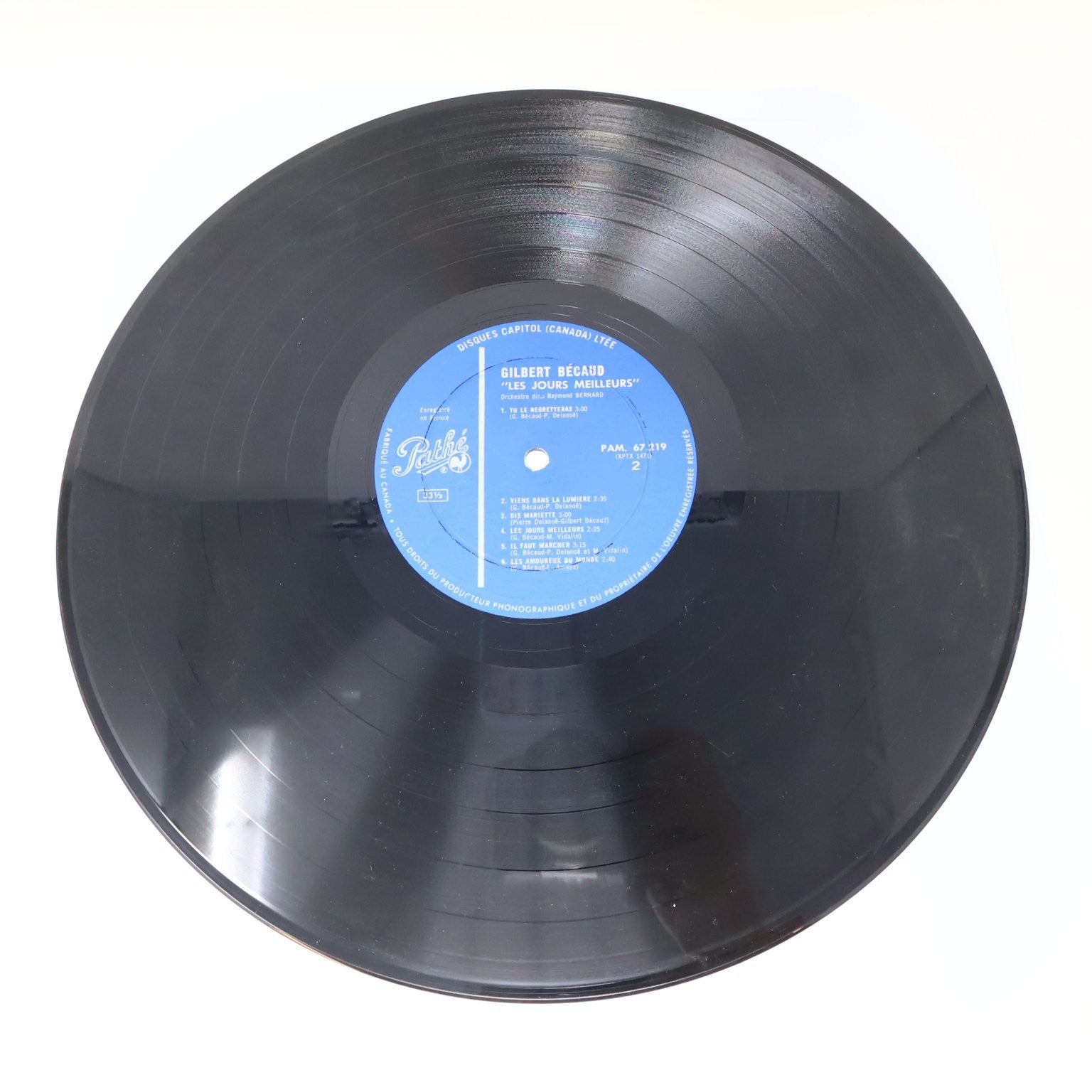 Gilbert Bécaud Lot 13 Disques Record Olympia/Ami/L'Important C'est La Rose 70s
