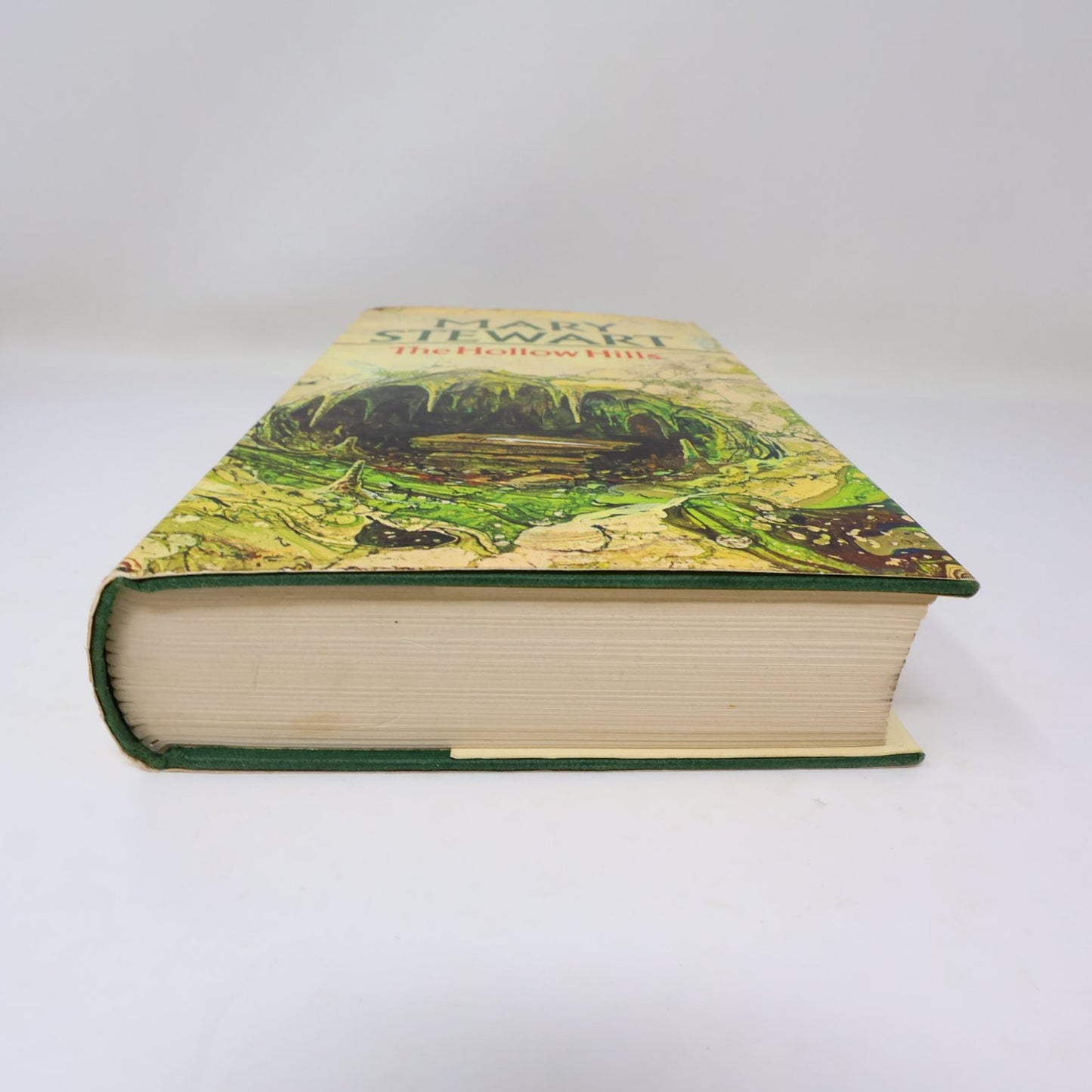The Hollow Hills Mary Stewart 1973 UK Edition Arthurian Fiction Hodder Hardcover