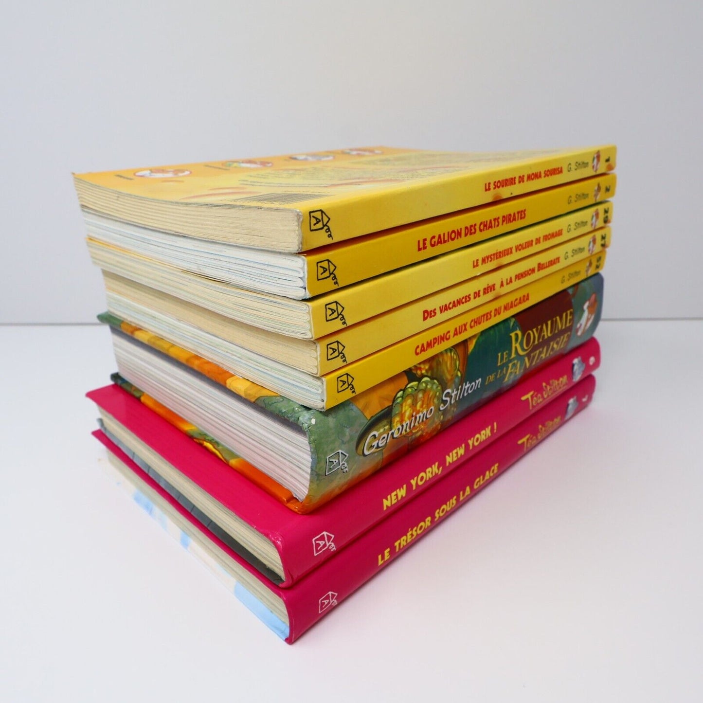 Lot 8 Livres Geronimo/Téa Stilton Stilton Jeunes Enfants Albin Michel Français