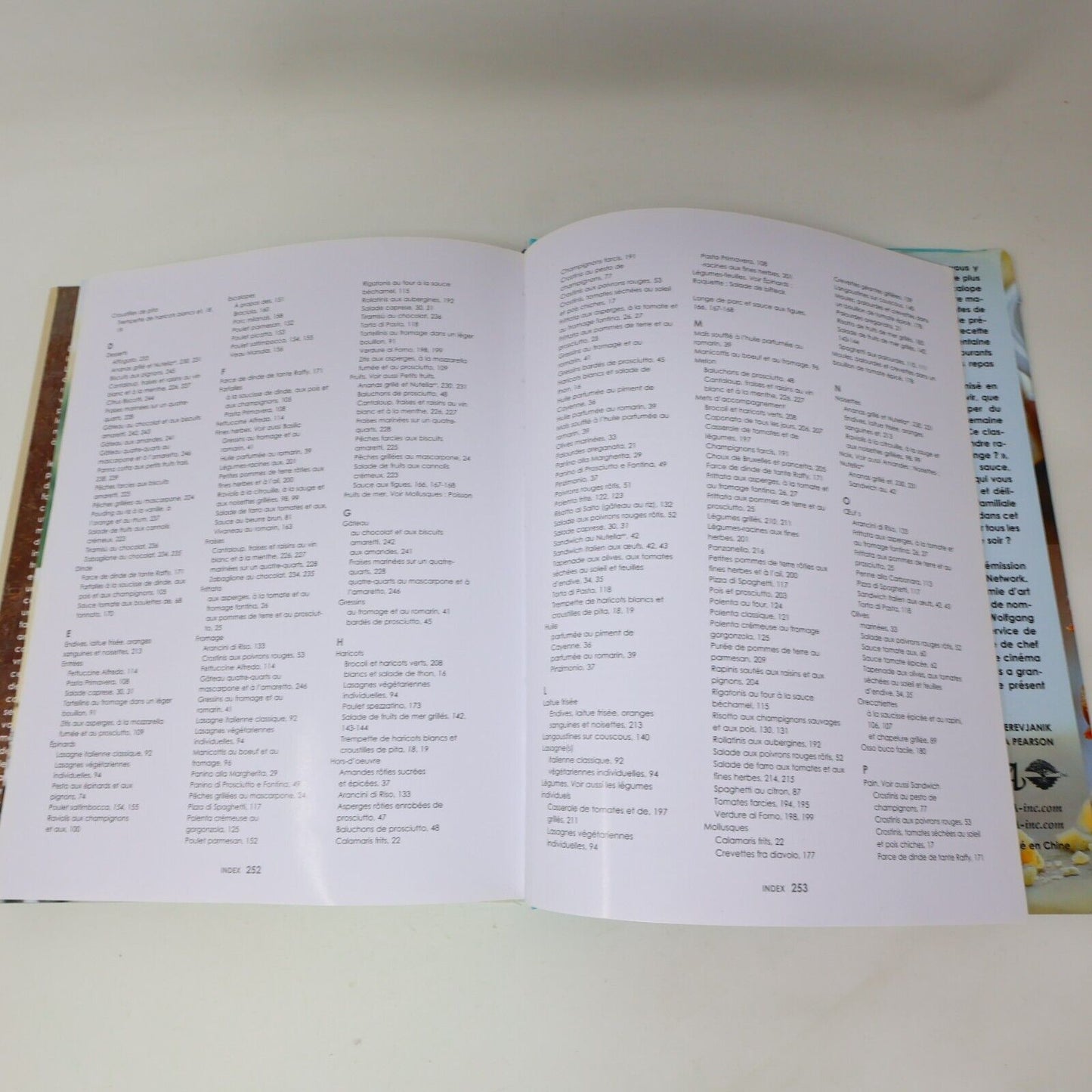 2006 A l'Italienne Tous les Jours 125 Recettes de Giada De Laurentiis Cuisine HC