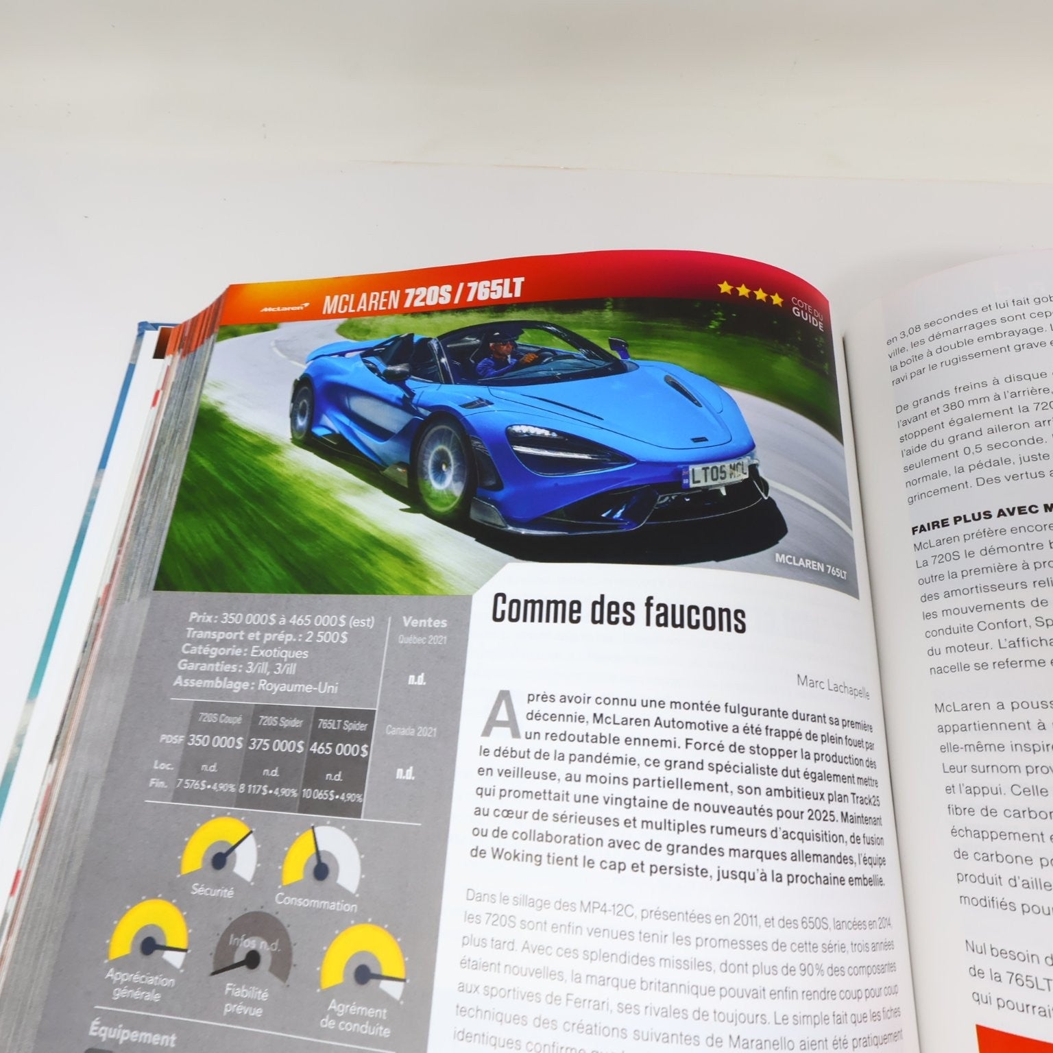 Le Guide de l'Auto 2023 Gelinas Joubert Lachapelle Chars Voitures Cars Québec
