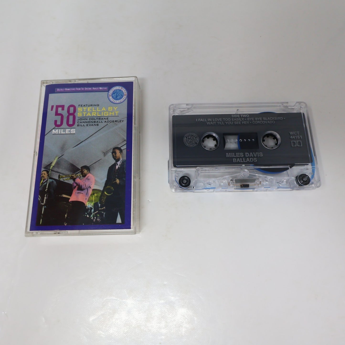 Miles Davis 3 Cassettes Lot Columbia Jazz Sketches Of Spain/Ballads/'58