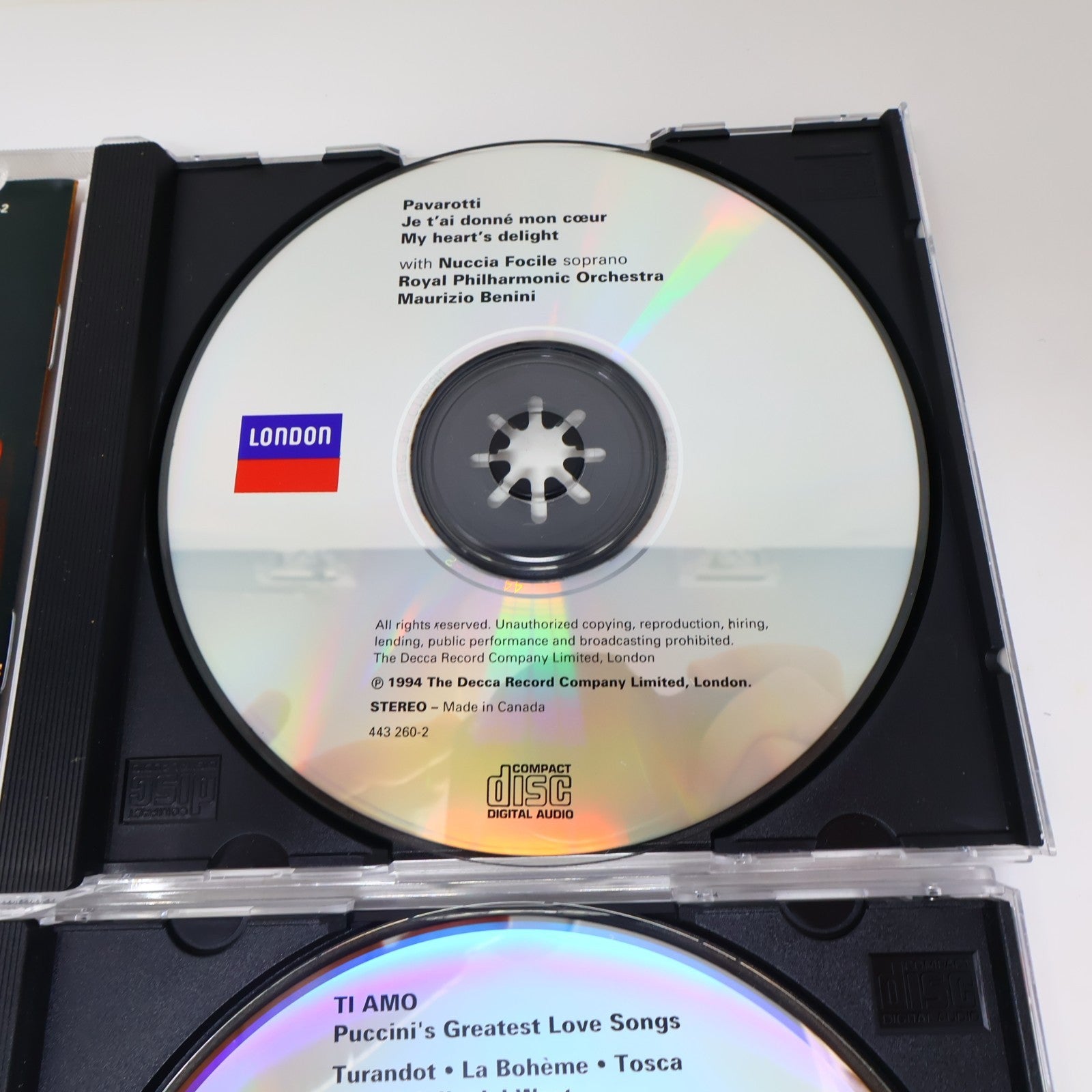 Luciano Pavarotti 8 CDs Lot Ti Amo/O Holy Night/My Heart's Delight/Donizetti