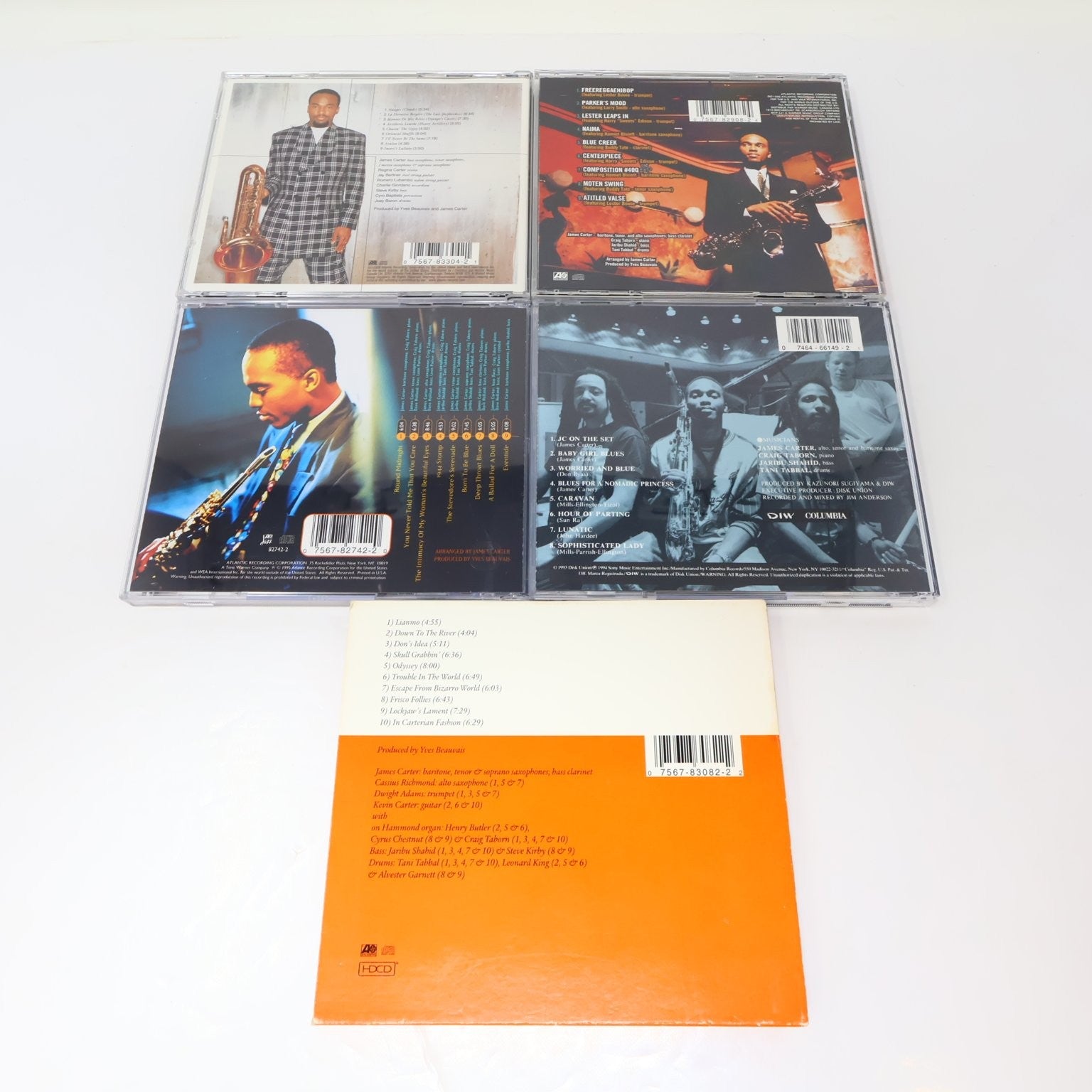 James Carter 5 CD Lot Conversin' With The Elders/in Carterian Fashion Jazz