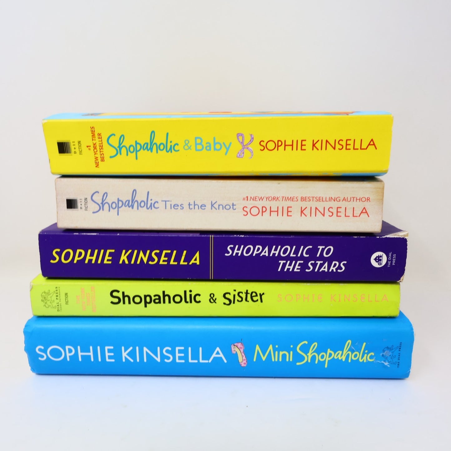 Shopaholic #3-6 8 5 Books Lot Sophie Kinsella Women's Fiction Comedy