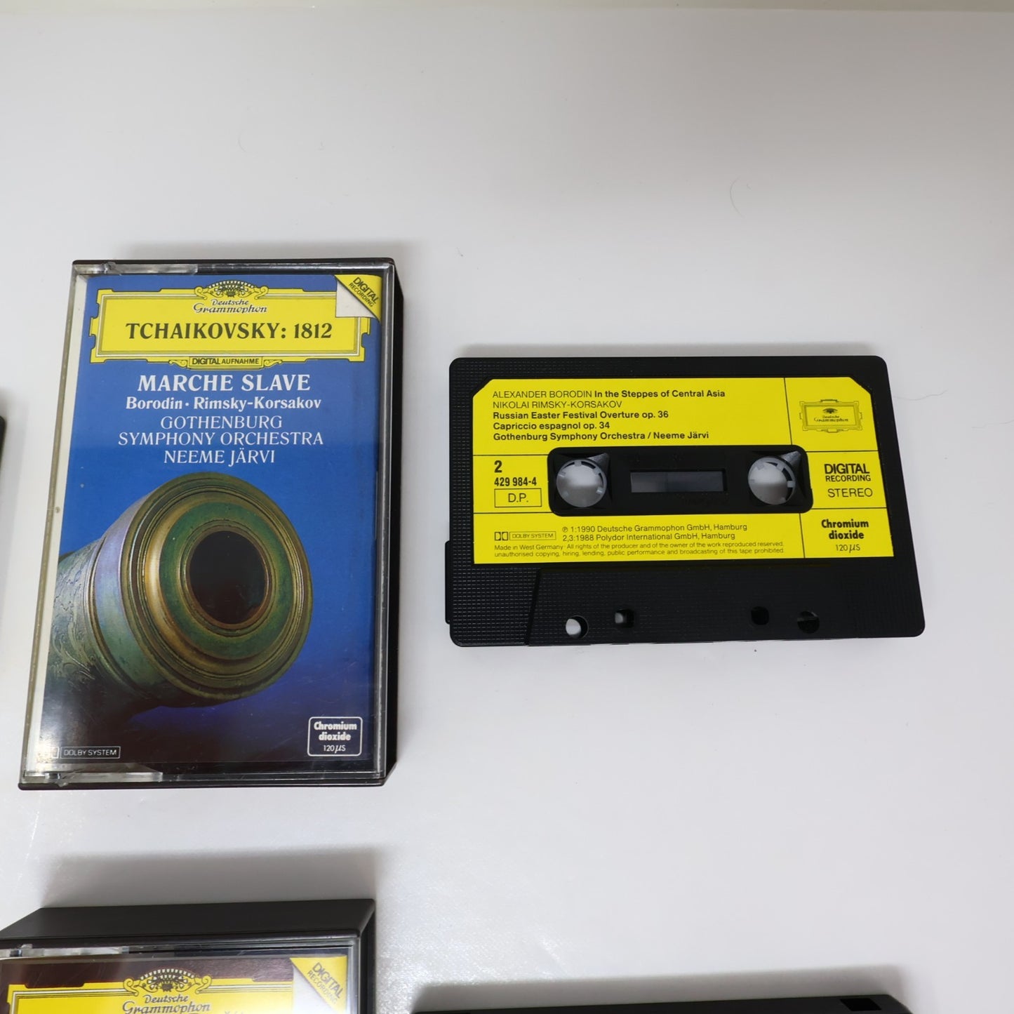 Tchaikovsky 10 Cassettes Lot Järvi/Abbado/Giulini/Karajan/Dutoit/Mehta/Muti
