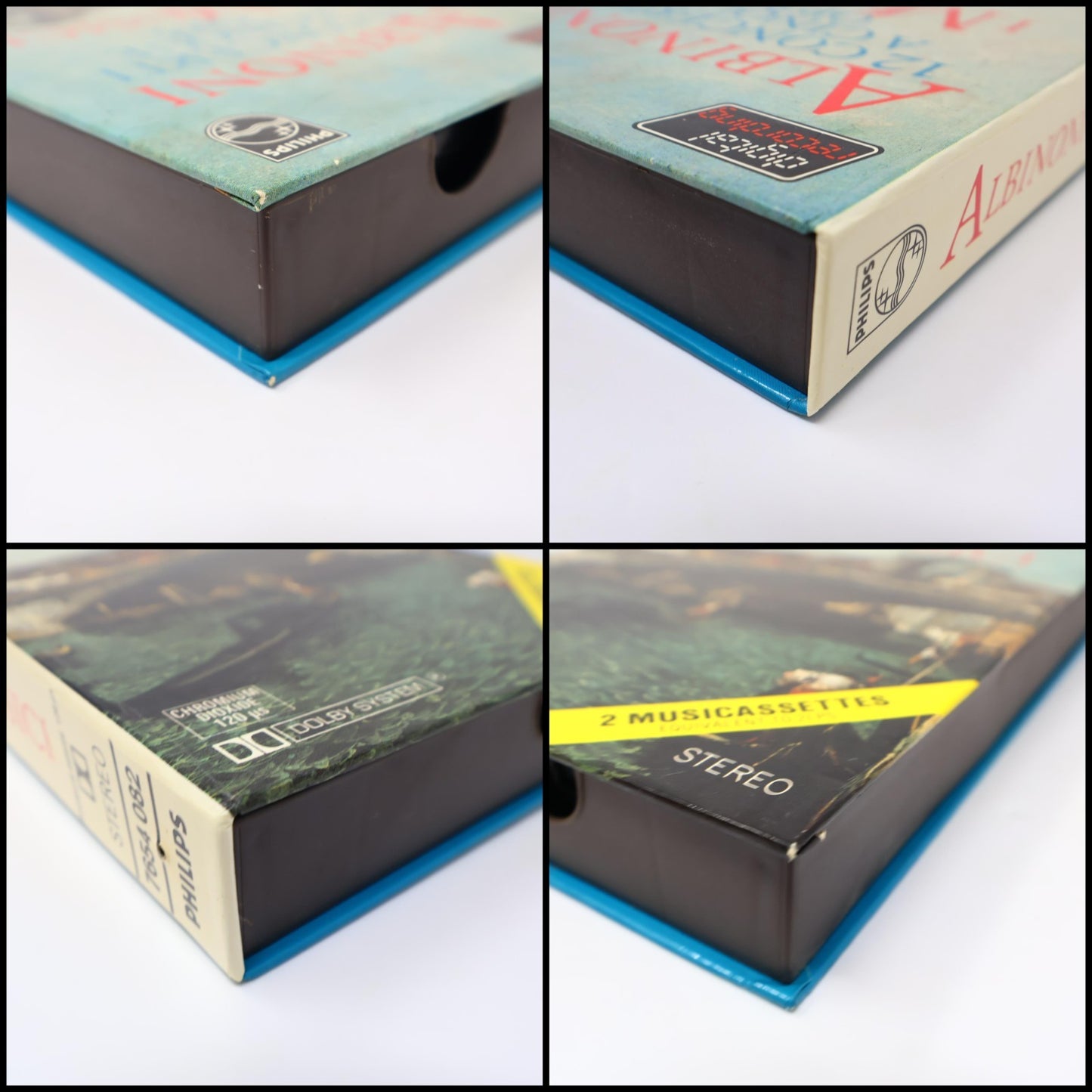 Albinoni/I Musici 12 Concerti A Cinque Op.5 Cassette Box Set Pina Carmirelli 80s