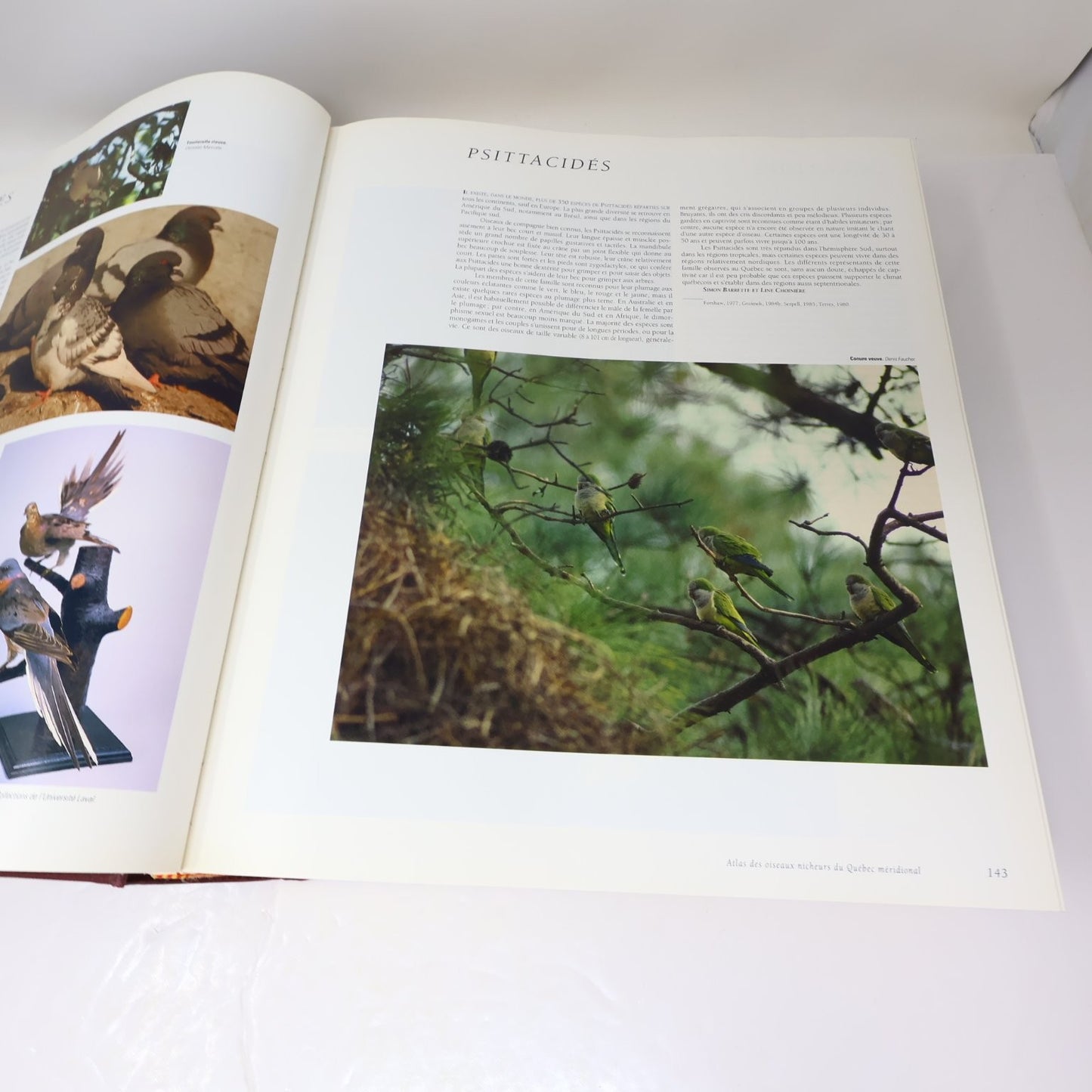 Les Oiseaux Nicheurs du Québec Jean Gauthier 1995 Atlas Illustré Faune Birds