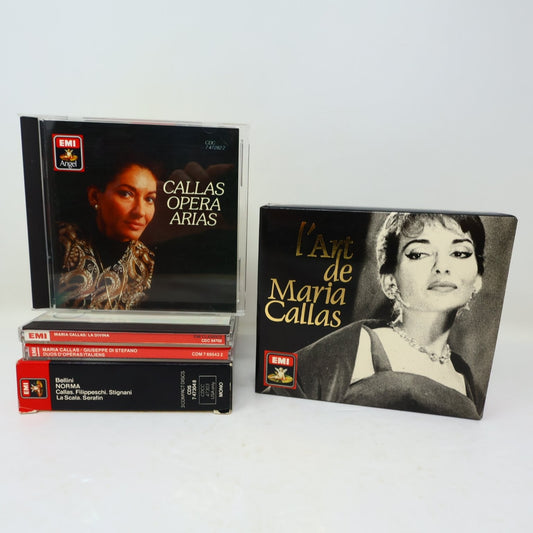 Maria Callas 5 CD Lot Bellini Norma/Opera Arias/La Divina/Duos/L'Art de Maria
