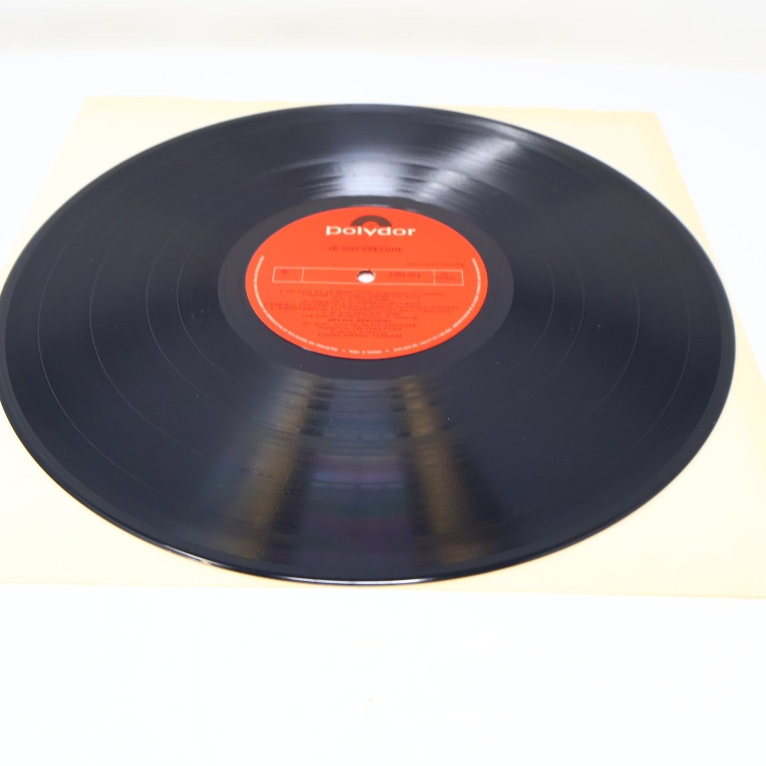 Melina Mercouri Je Suis Grecque LP Record 1970 Polydor French Chanson 2393 021