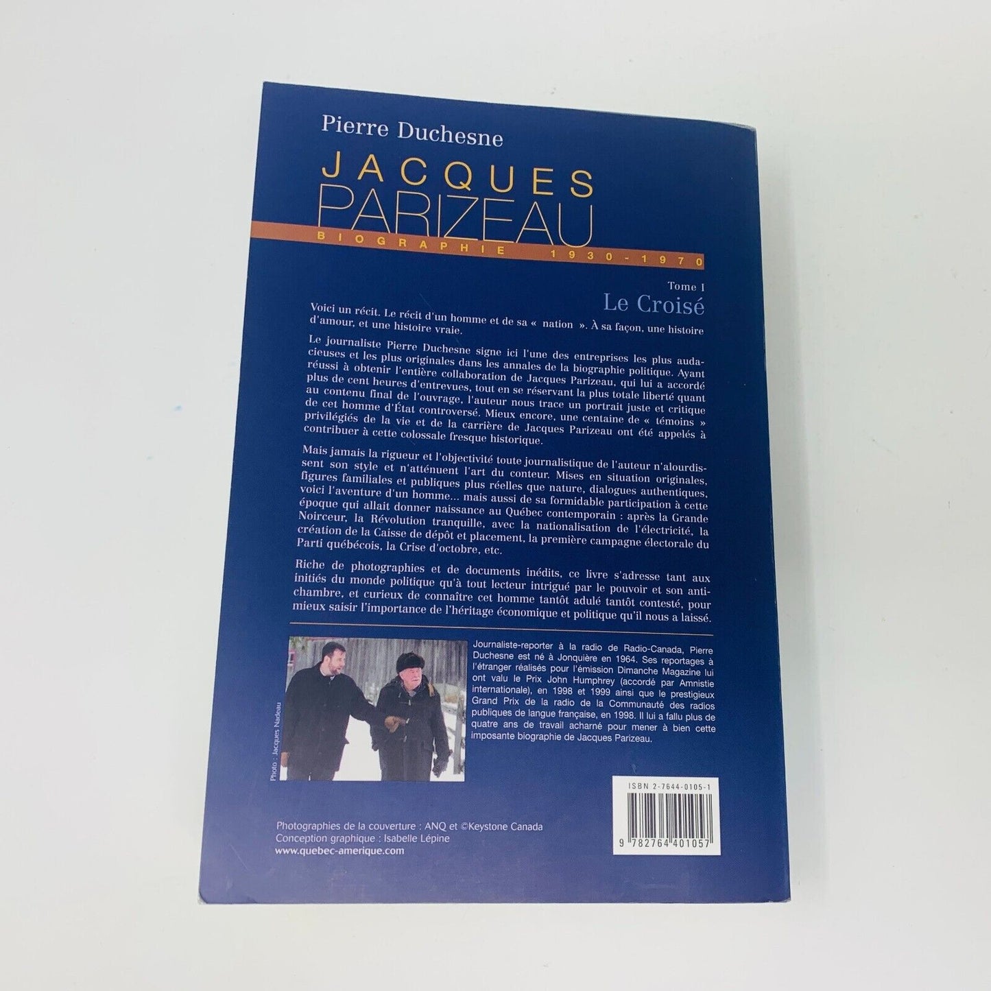 Jacques Parizeau Livres 1-3 Le Croisé/Baron/Régent Québec Amérique Duchesne Lot