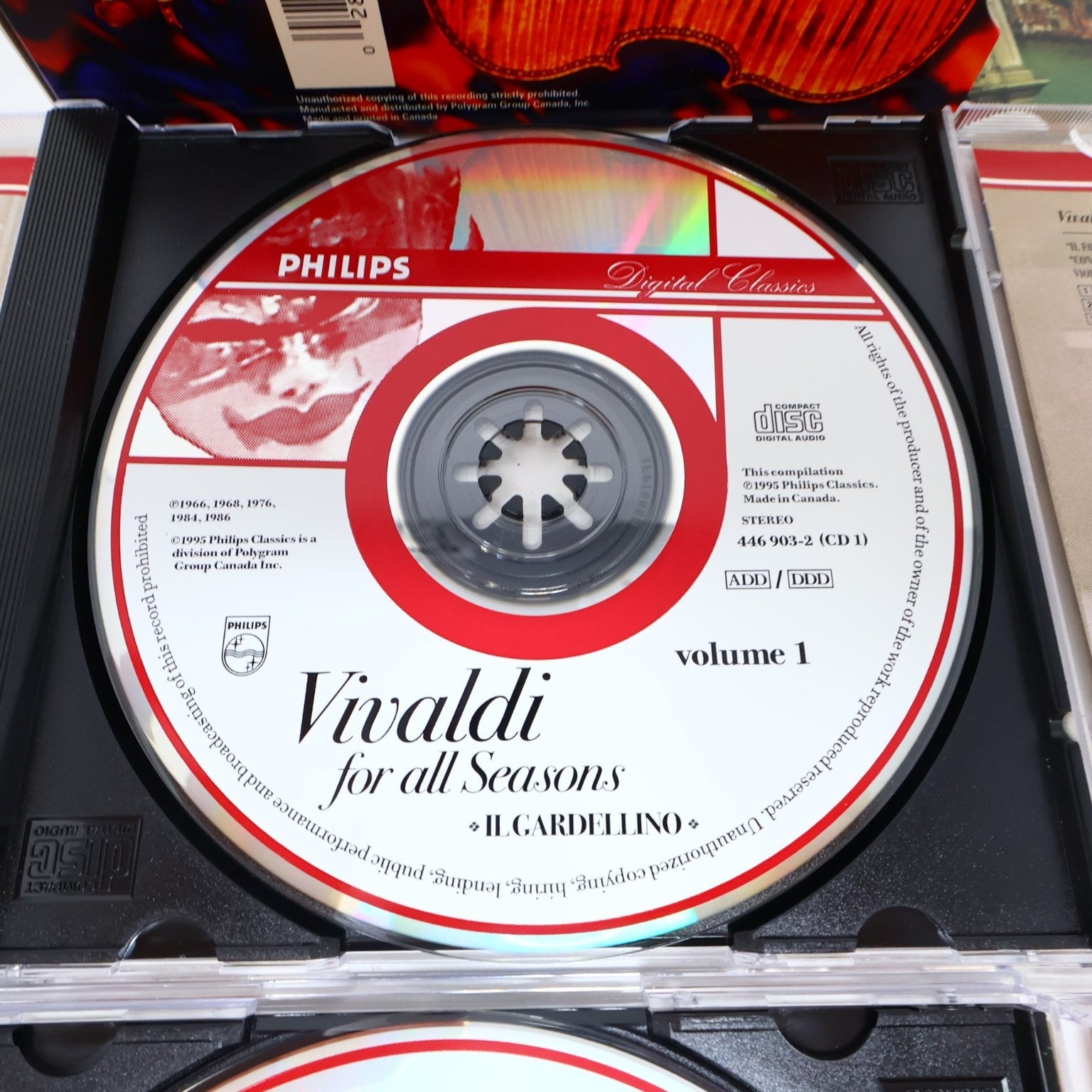 Vivaldi for All Seasons 5 CD Boxset 1995 Classical I Musici Philips Digital