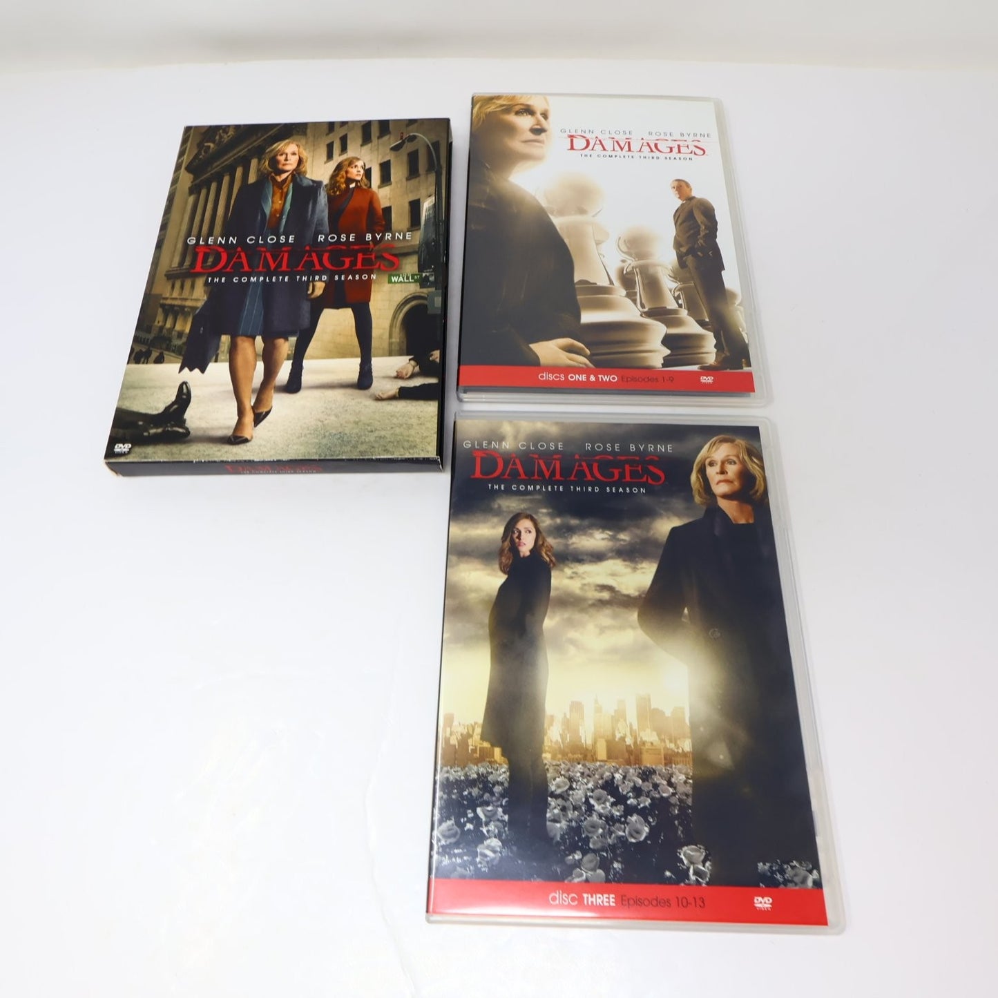 Damages DVD Complete Series Seasons 1-5 Glenn Close Rose Byrne 2007-2012 NTSC