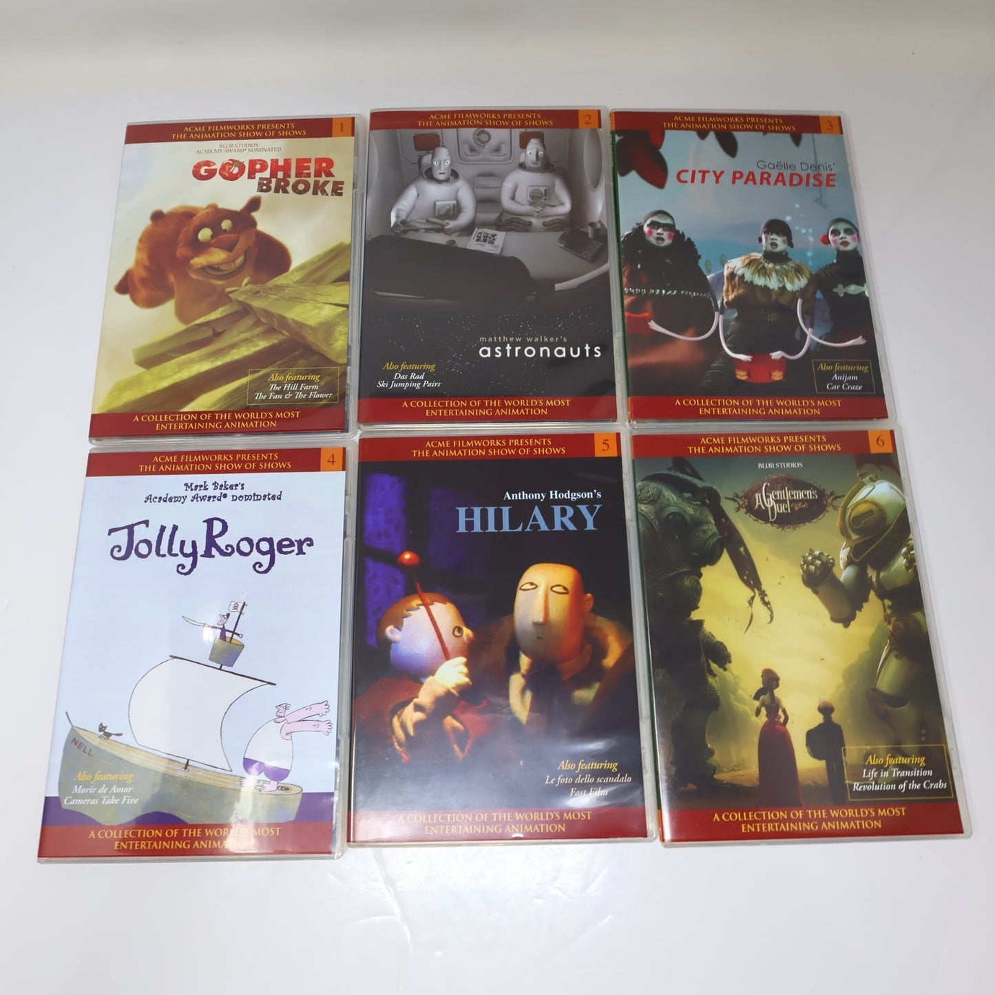 The Animation Show of Shows Box Set 1-2-3 DVD Filmporium 54 Animated Short Films