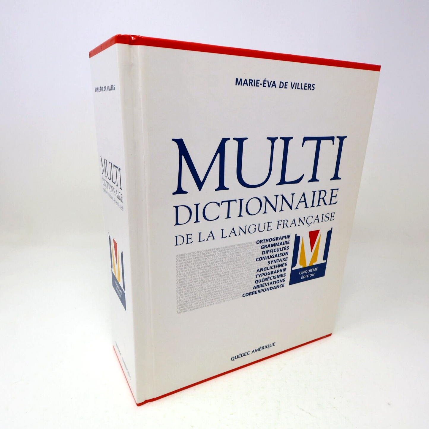 2009 Multi Dictionnaire de la Langue Française 5E Édition Marie-Éva de Villers