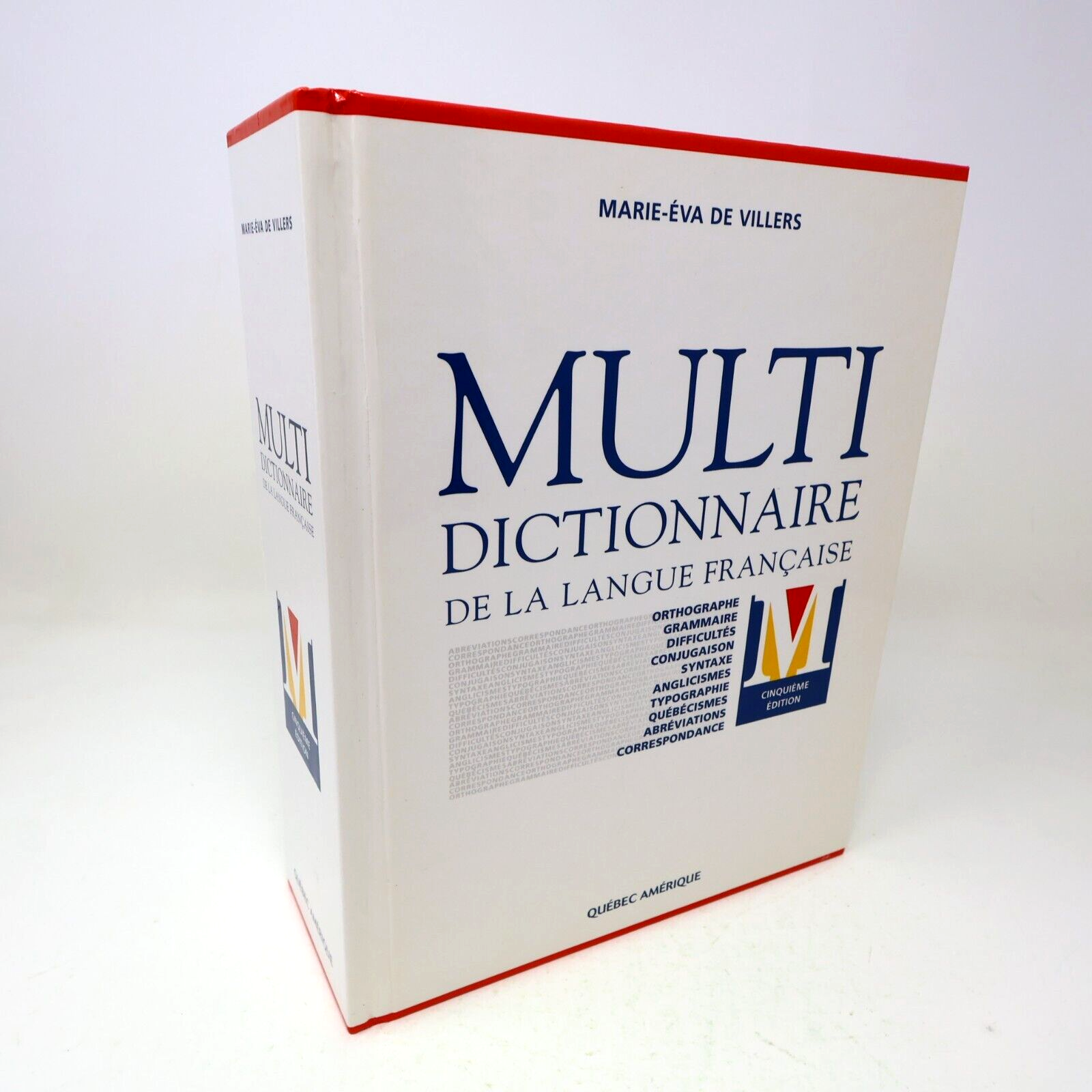 2009 Multi Dictionnaire de la Langue Française 5E Édition Marie-Éva de Villers