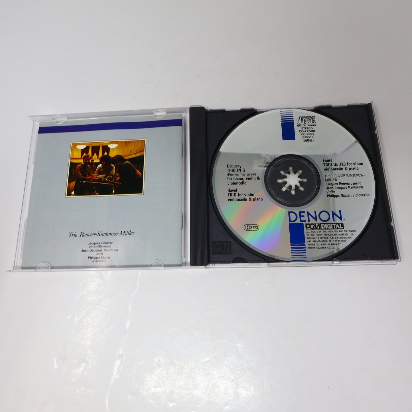 Debussy 4 CD Lot Piano Music/Piano Trios/La Mer/Nocturnes/Jeux Baudo/Thomas 80s