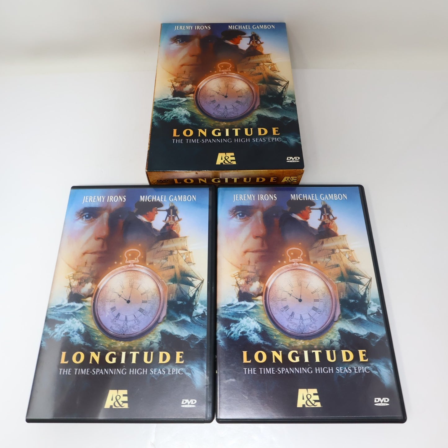 Longitude DVD NTSC A&E Adaptation Jeremy Irons/Michael Gambon/Ian Hart Tested