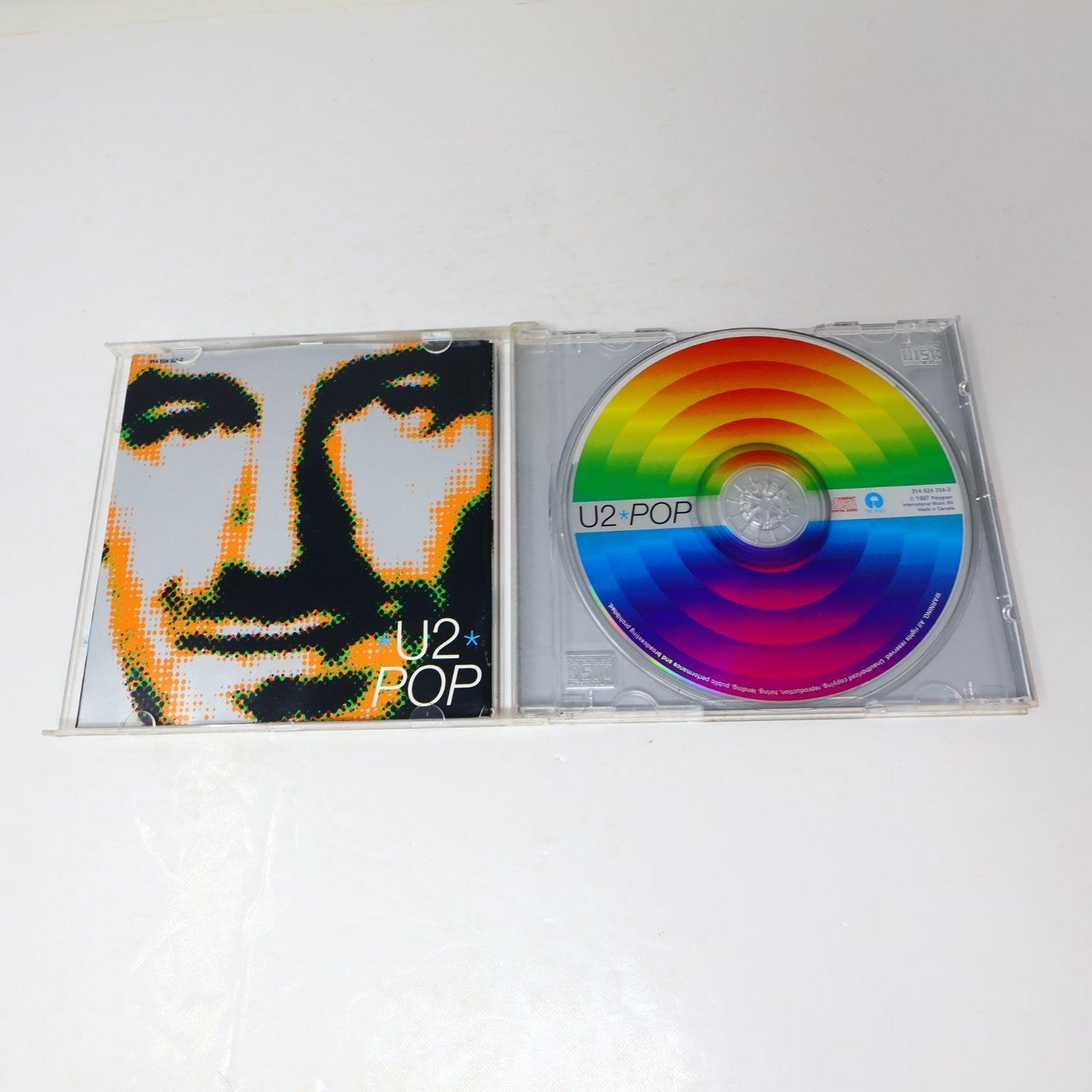 U2 Pop & The Unforgettable Fire 2 CD Lot 1984/1997 Albums Rock Island Pride