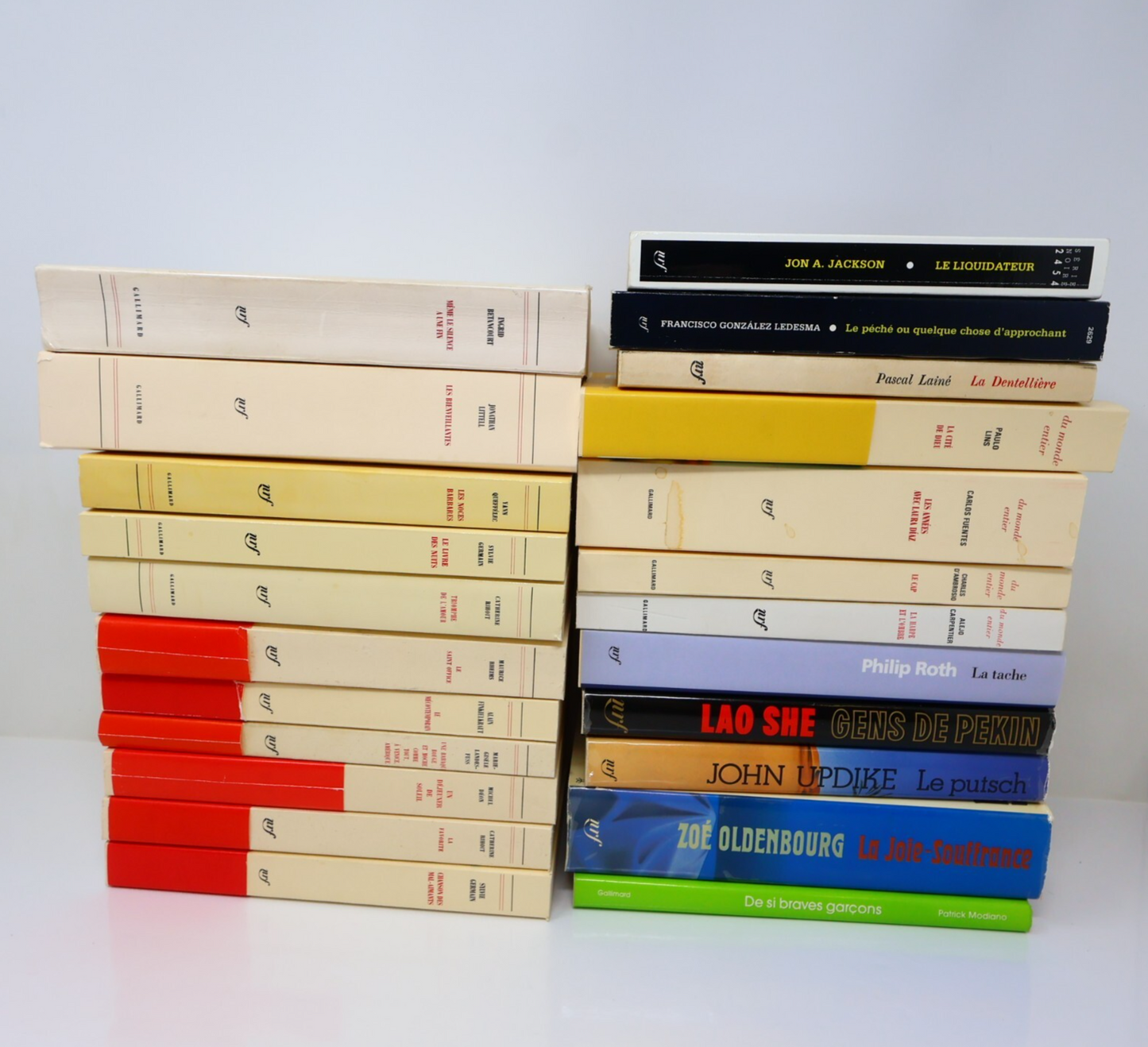 Littérature Lot 23 Livres Gallimard/Nrf Betancourt/Finkielkraut/Queffélec French