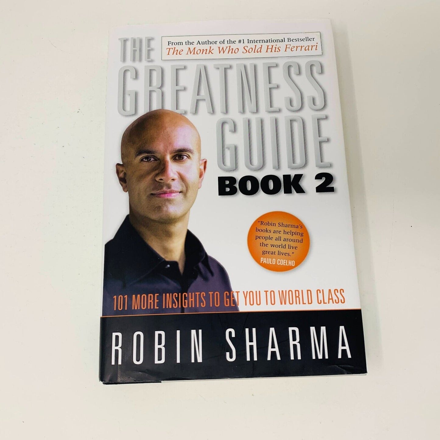 2007 The Greatness Guide Book 2 by Robin Sharma Hardcover DJ Self-Help 1st Print